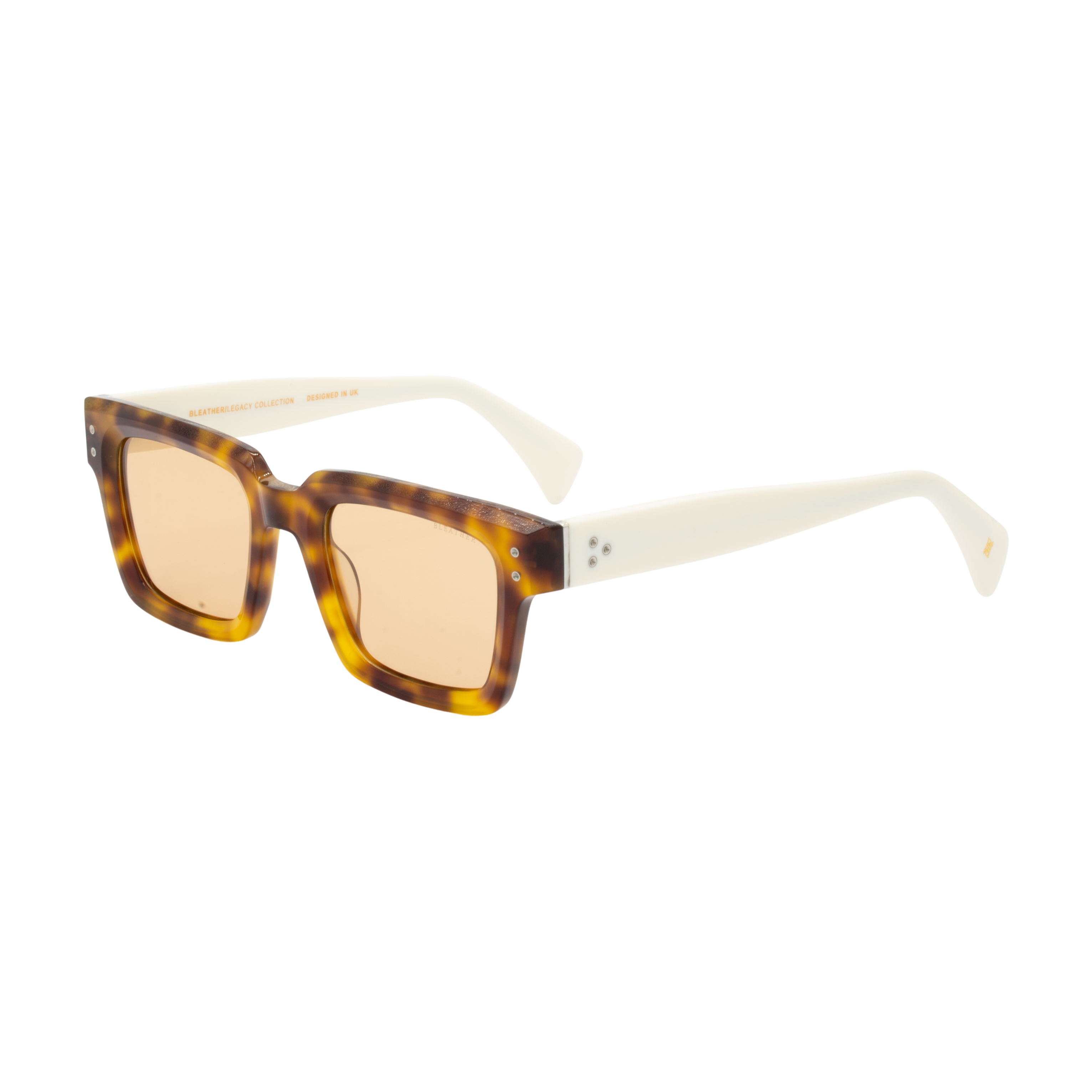 Luca: Lunettes de soleil de luxe Blanc