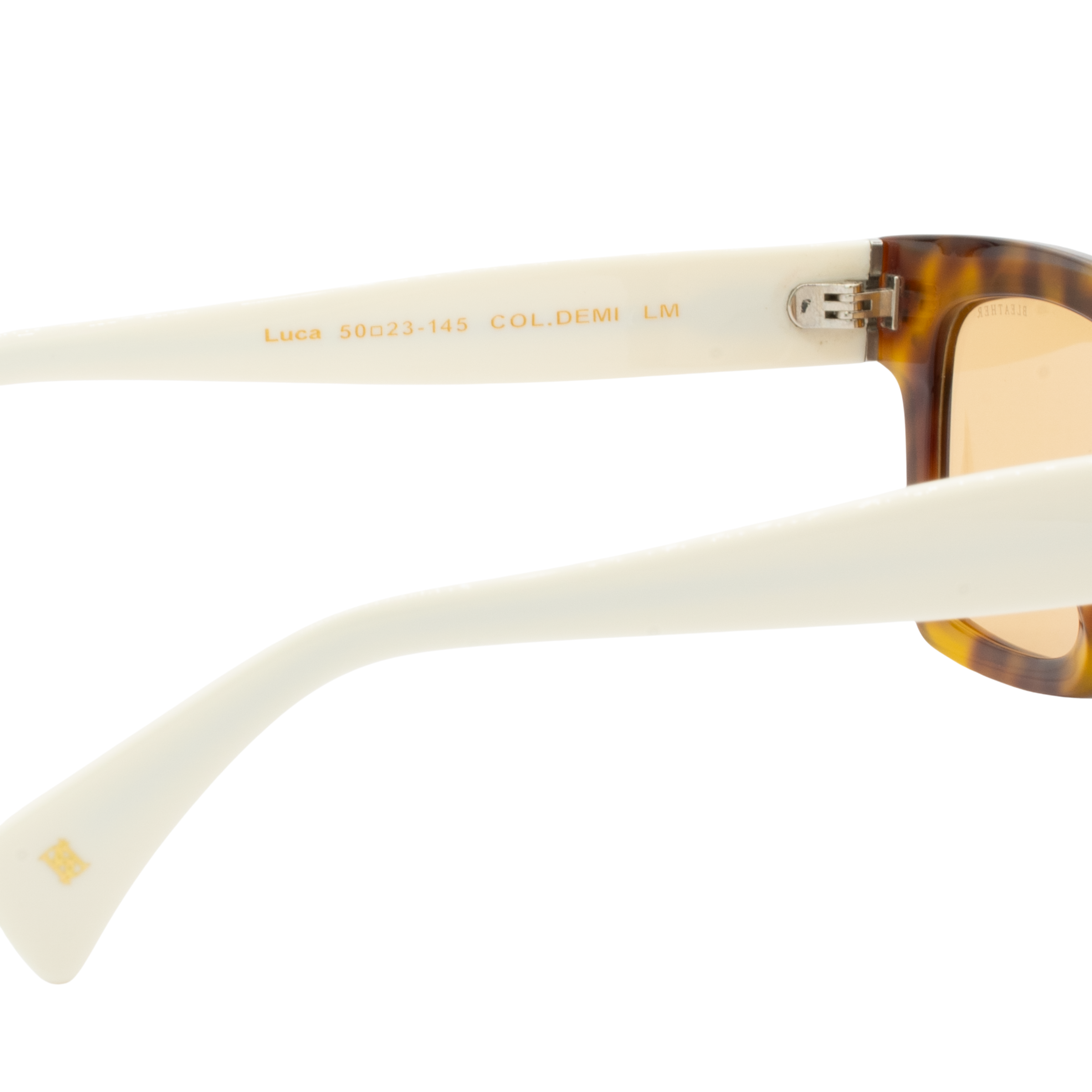 Luca: Lunettes de soleil de luxe Blanc