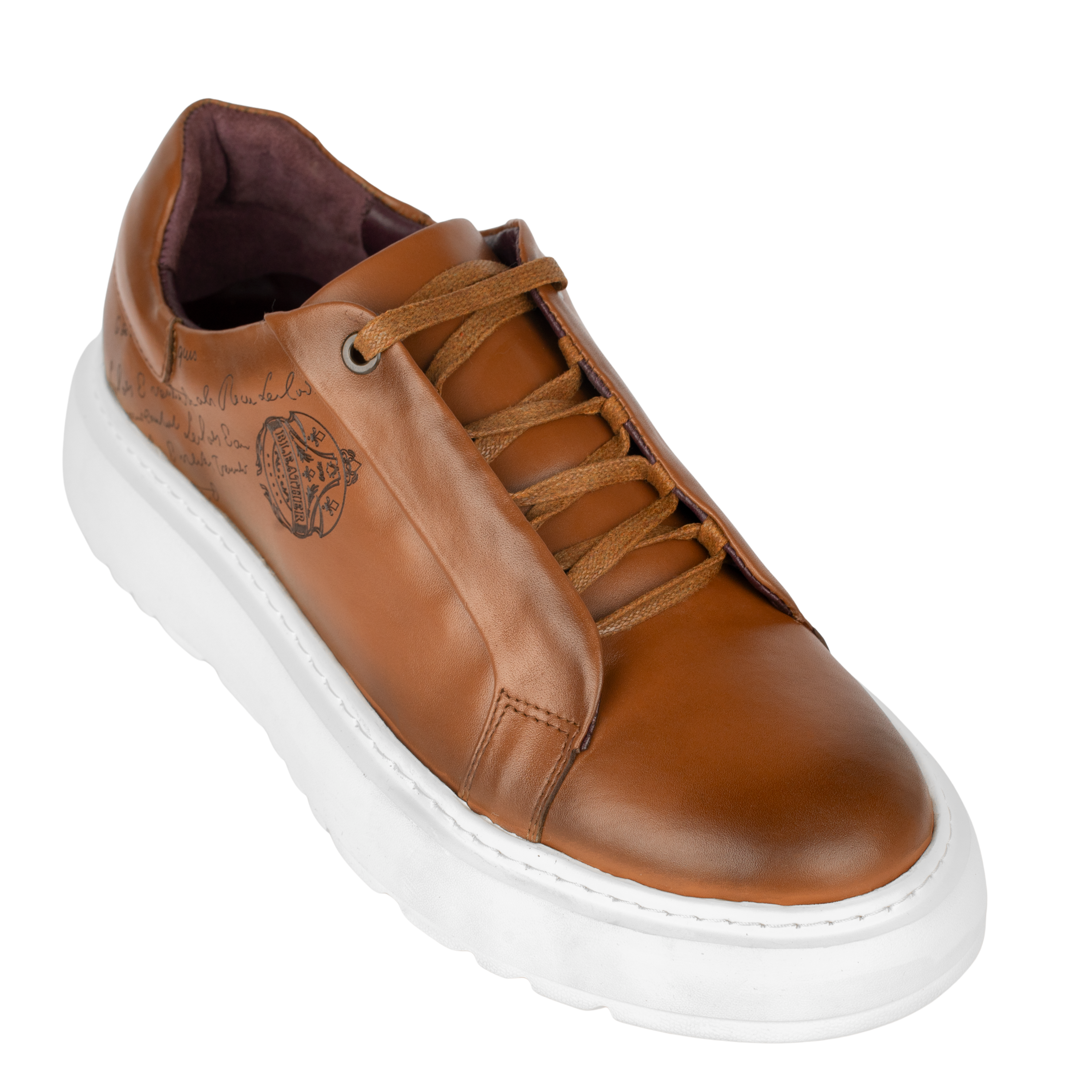 Lord : Sneakers Homme - Cuir Cognac