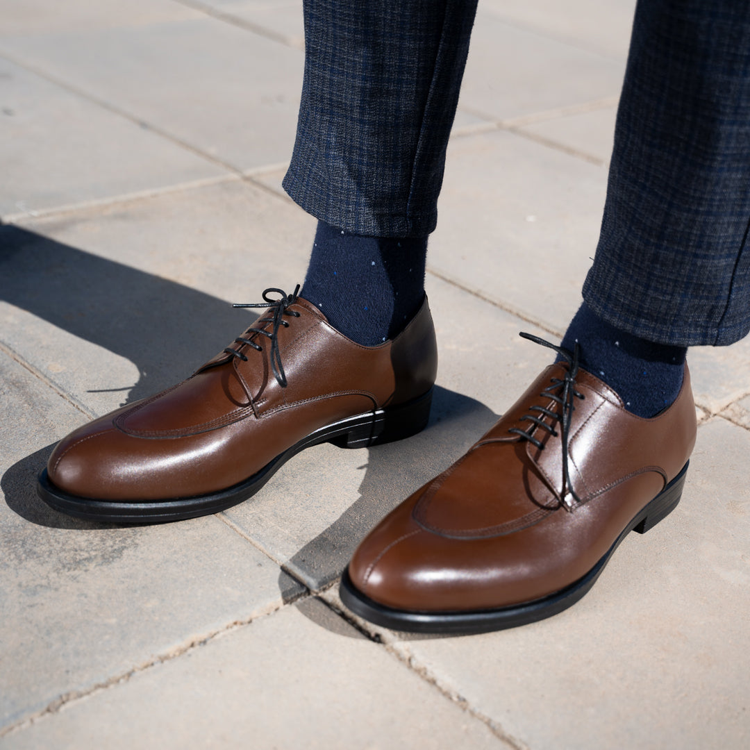 Brownrigg: Derby Homme - Cuir Marron