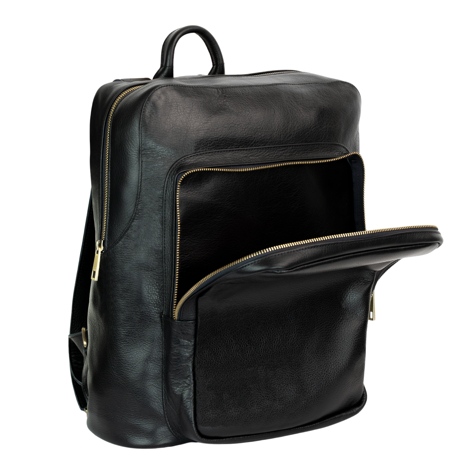 Atlas: Sac à dos - Cuir Noir