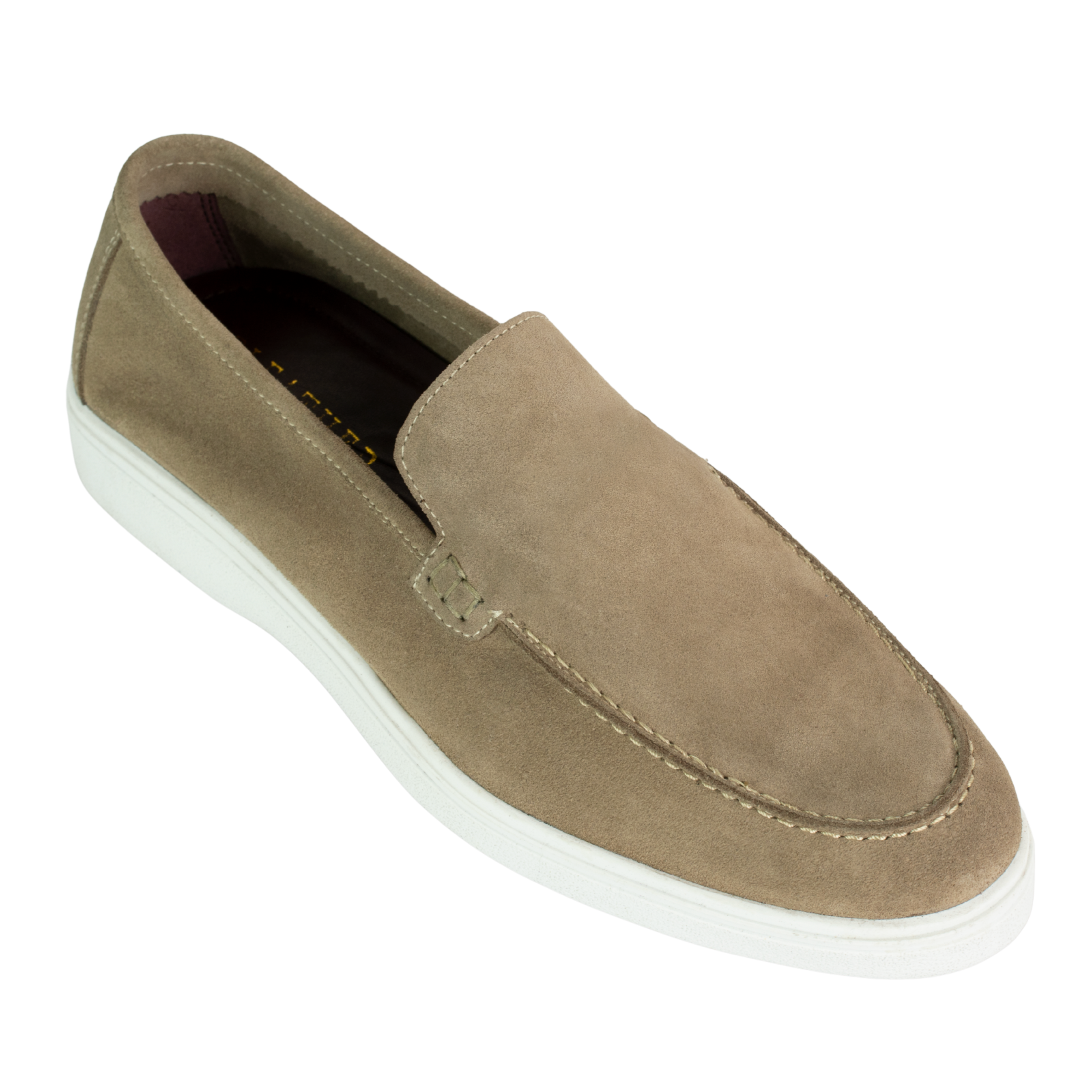 Preston: Mocassin Homme - Daim Beige