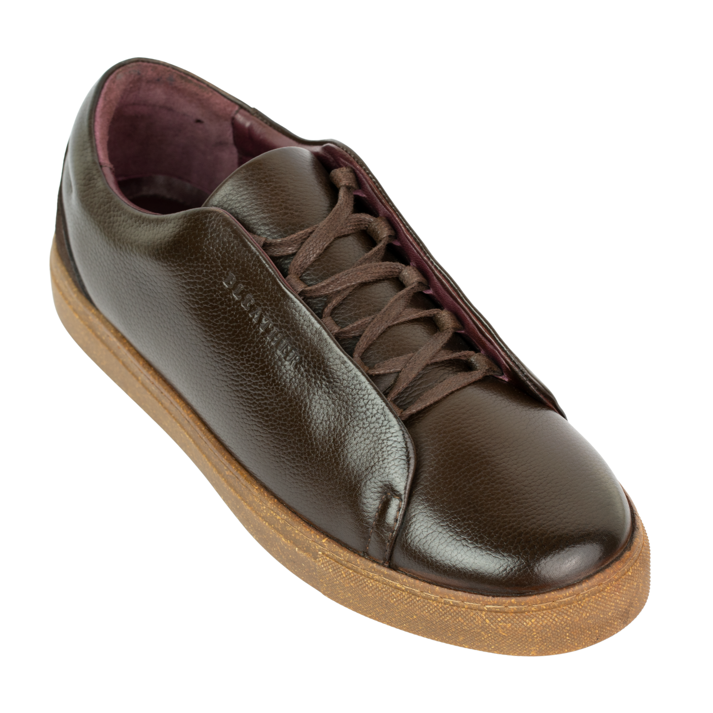 Albert : Sneakers Homme - Cuir Marron