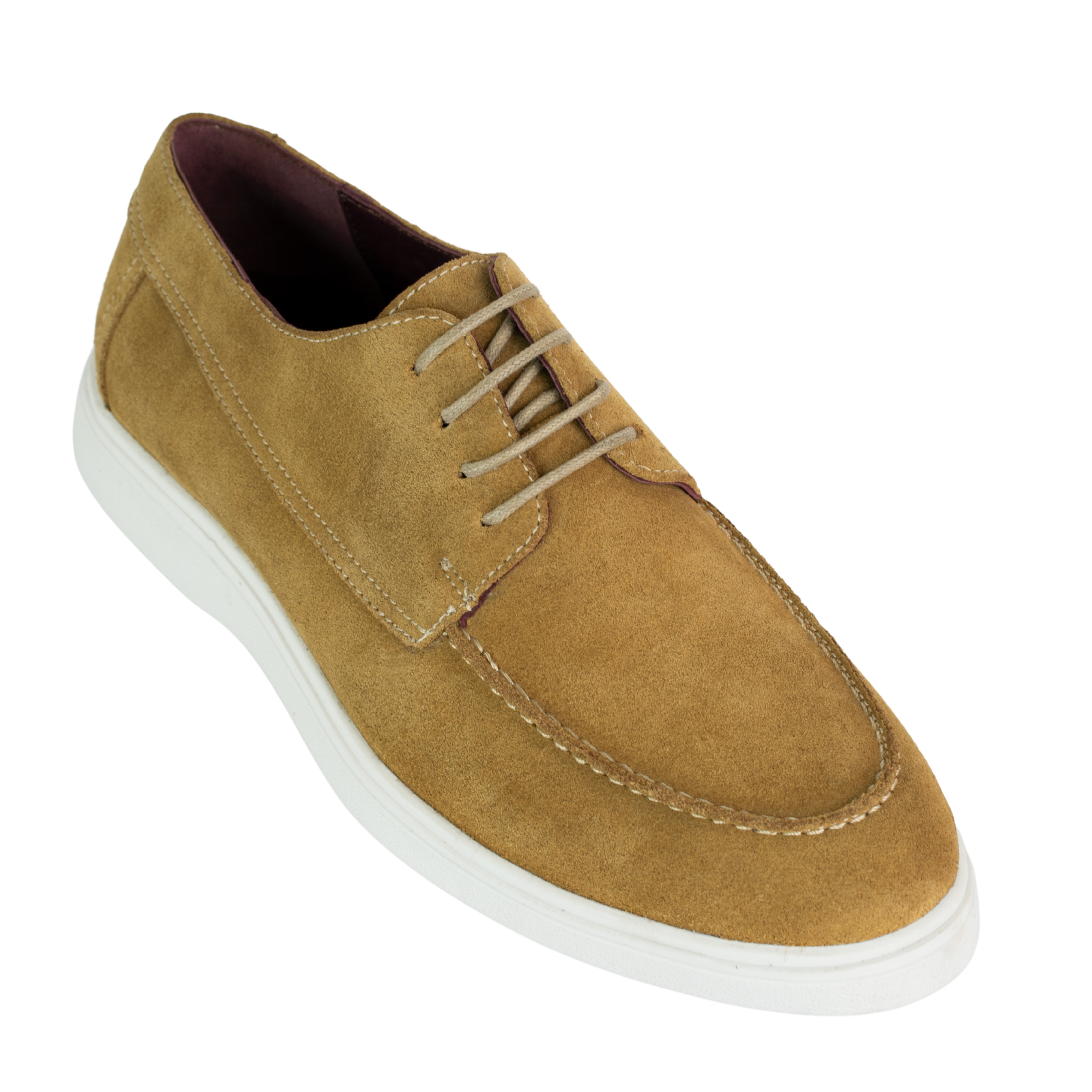 Chester: Derby Homme - Daim Tabac