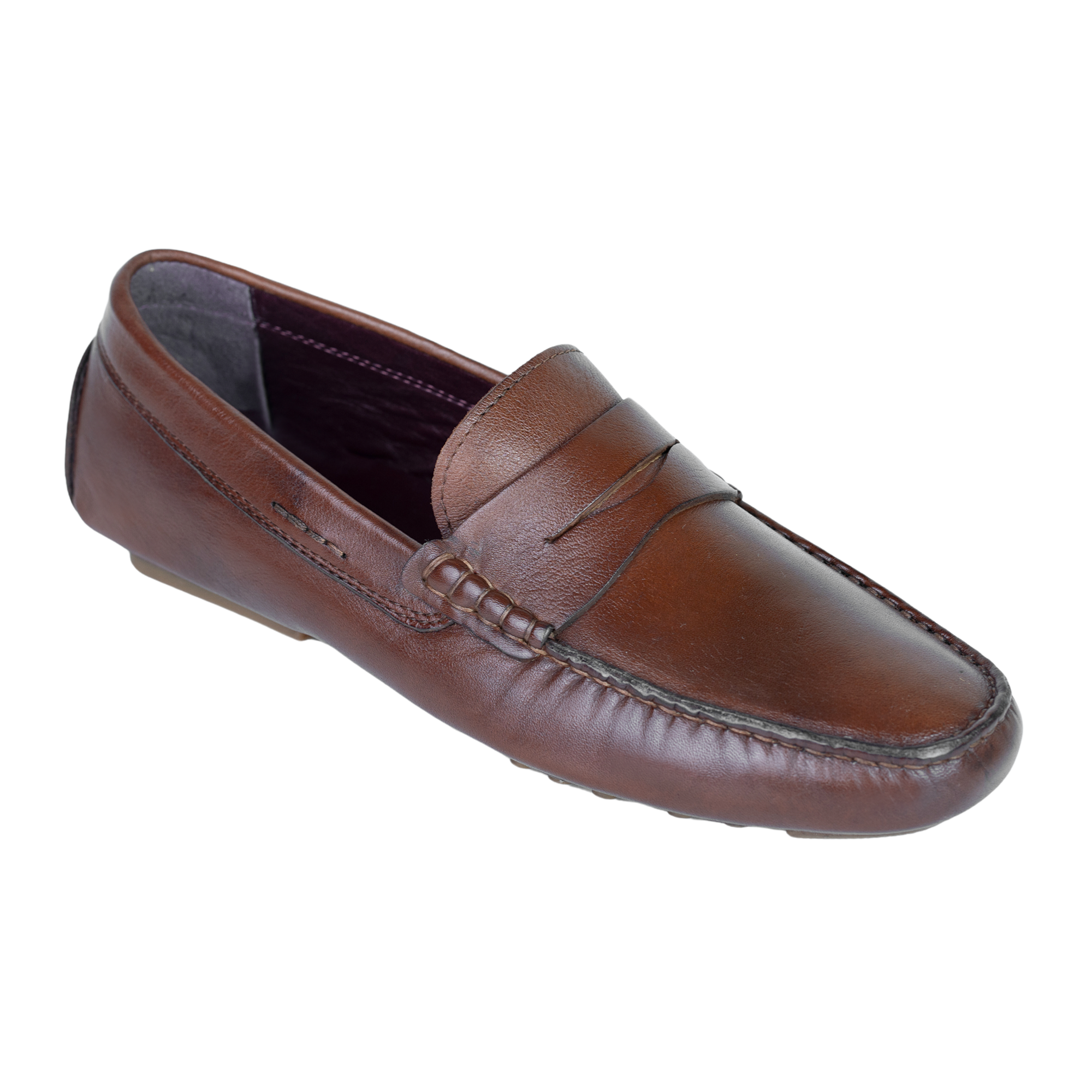 Gary: Mocassin Homme - Cuir Marron