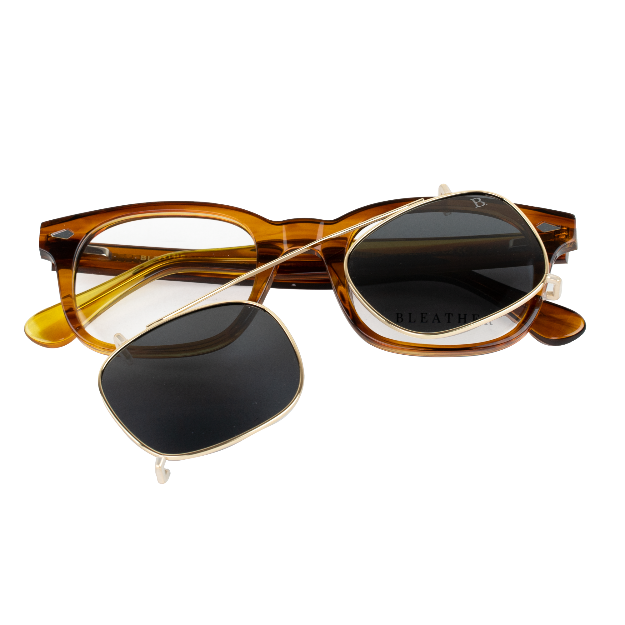 Shield: Lunettes à clips de luxe