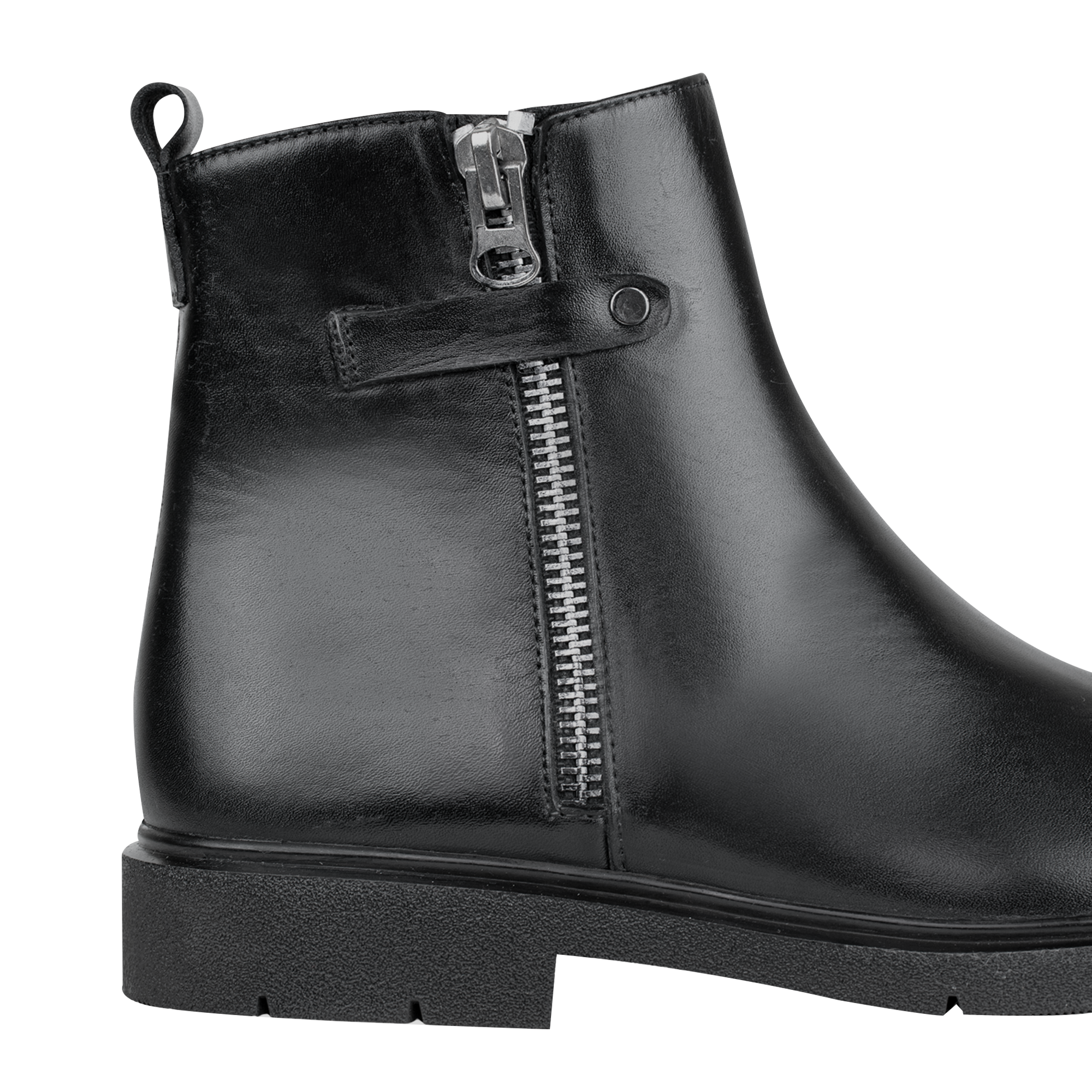 Ralph: Boots Homme - Cuir Noir