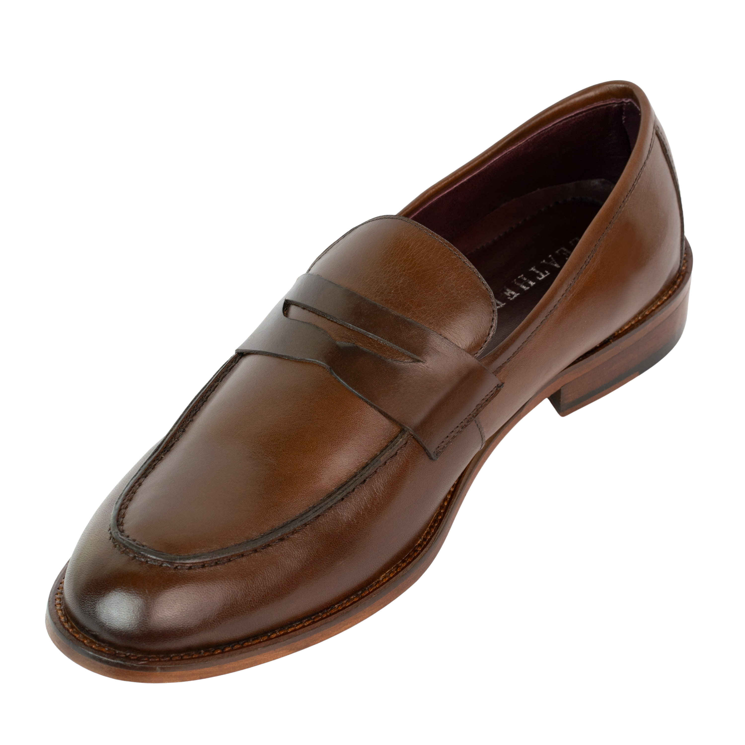 Andrew: Mocassin Homme - Cuir Marron