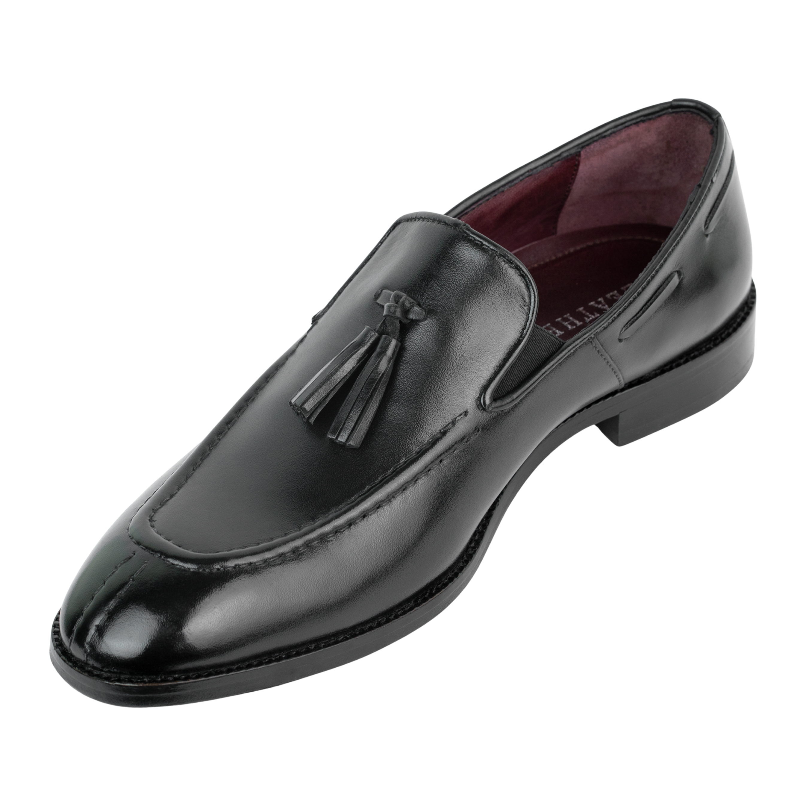 Reign: Mocassin Homme - Cuir Noir