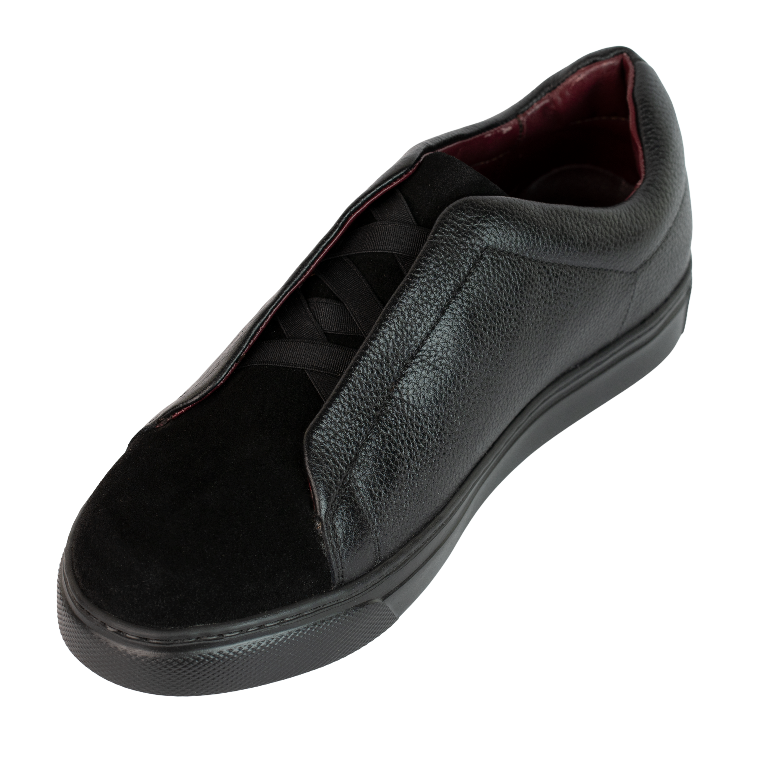 kingsley : Sneakers Homme - Cuir Noir