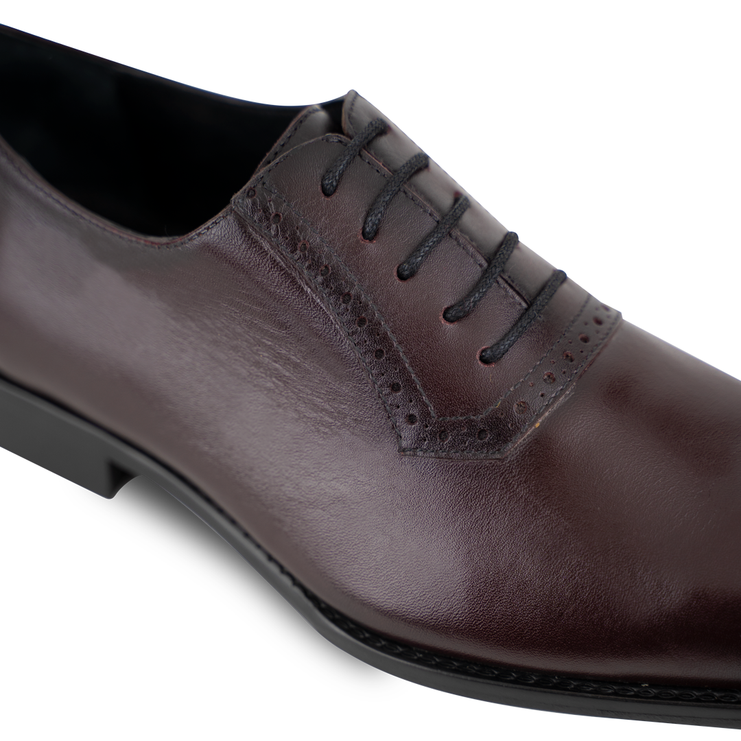 Branson: Richelieu Homme - Cuir Bordeaux