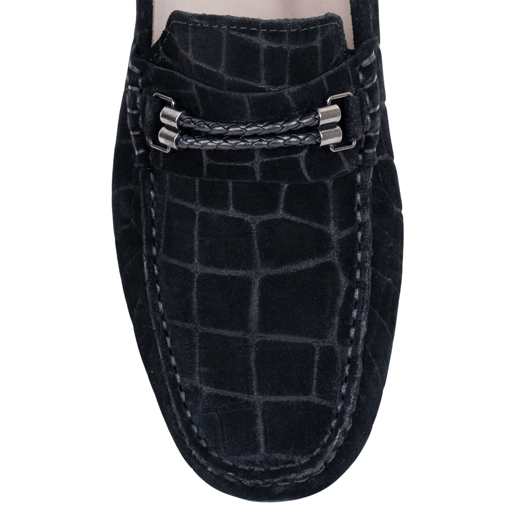 Oscar: Mocassin Homme - Daim Noir