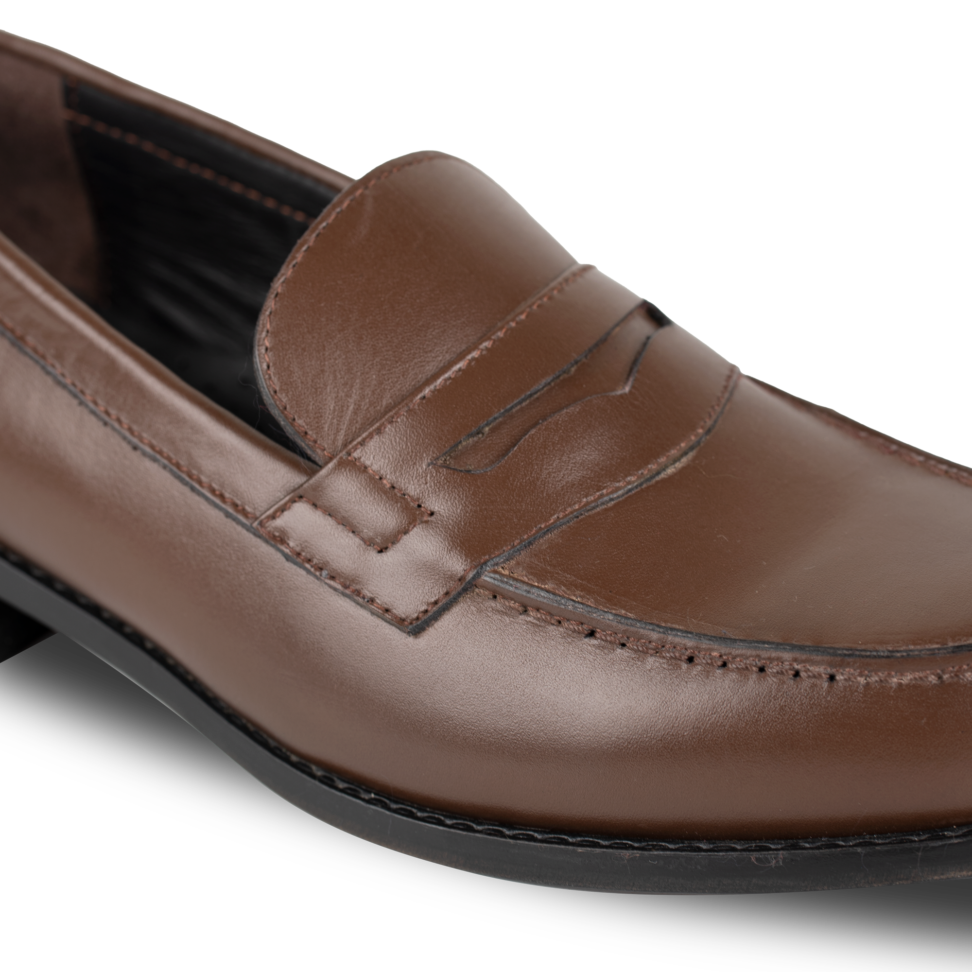 Beverley: Mocassin Homme - Cuir Marron