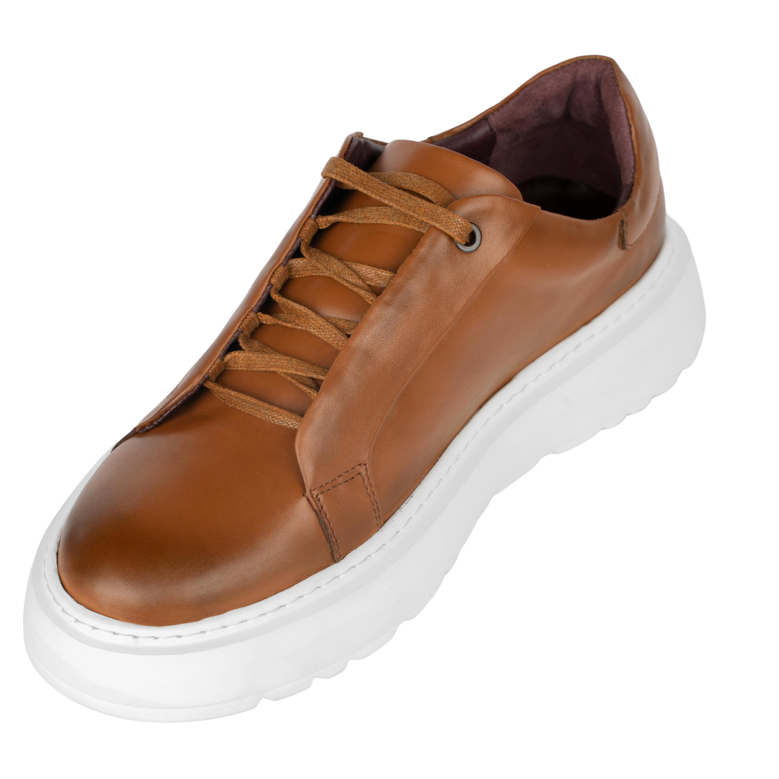 Lord : Sneakers Homme - Cuir Cognac