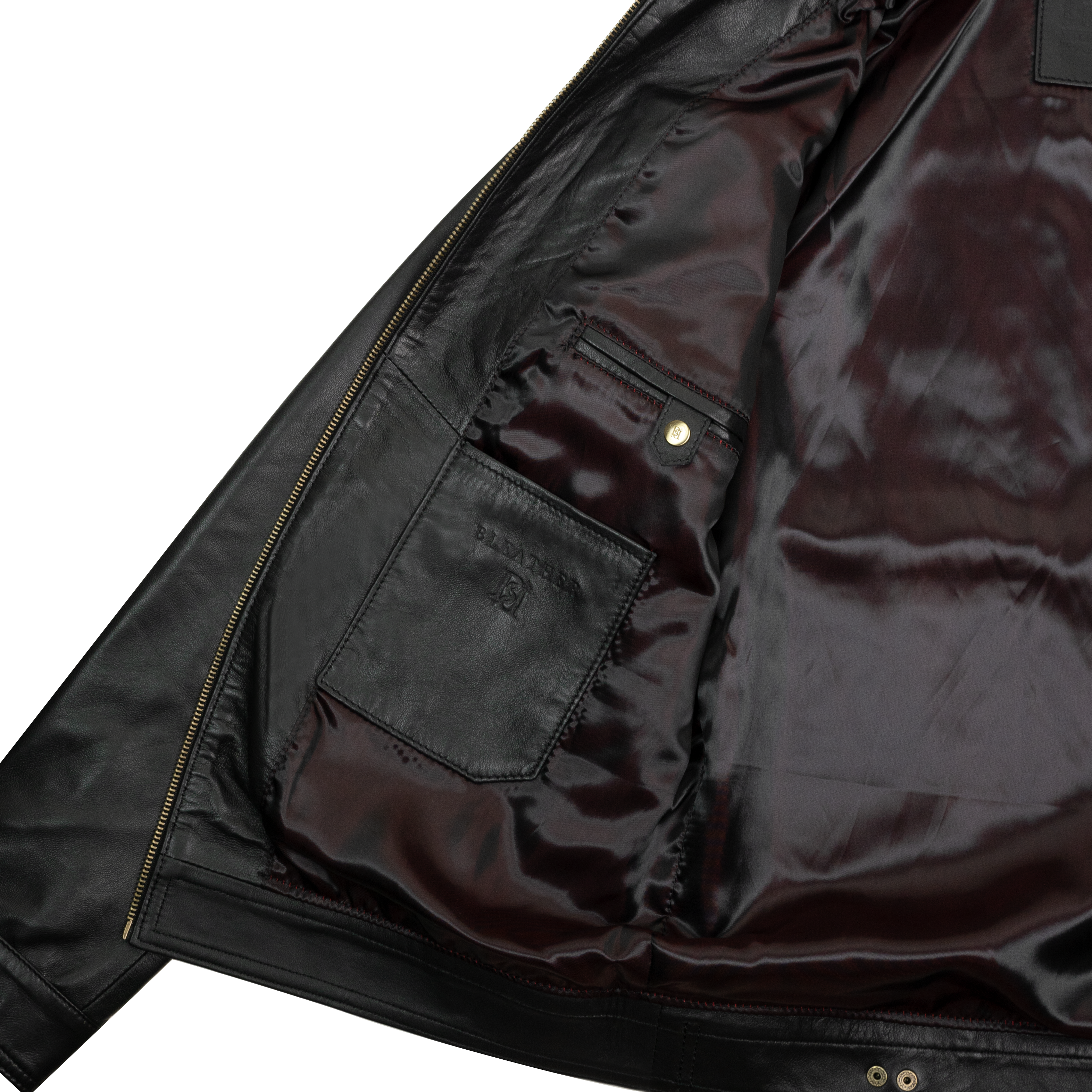 Brixton: Jacket Homme - Cuir Noir