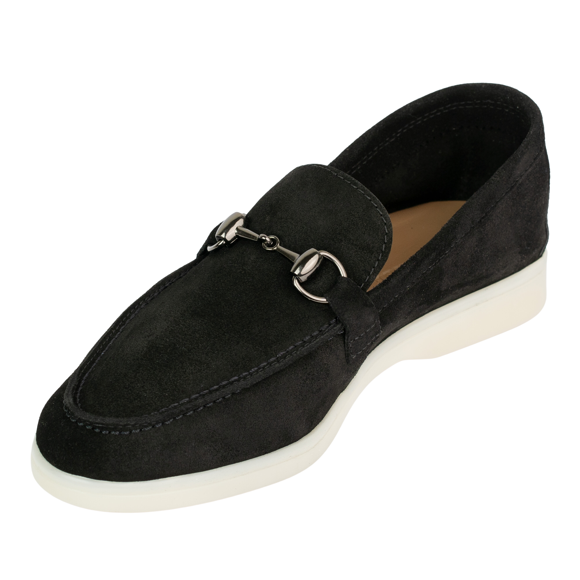 Mila: mocassin Femmes - Daim Noir