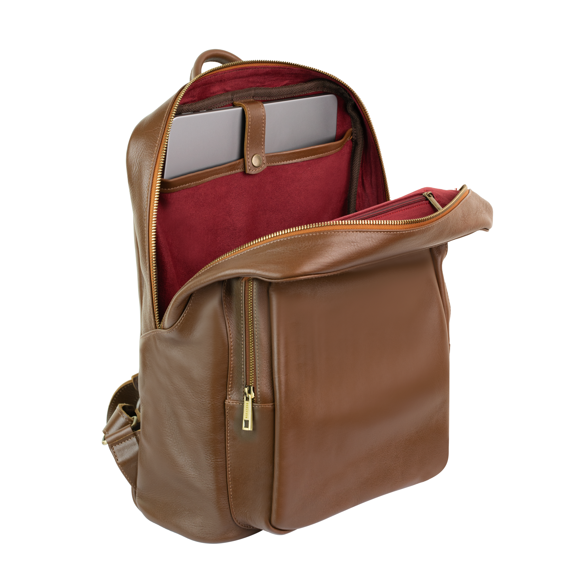 Atlas: Sac à dos - Cuir Camel