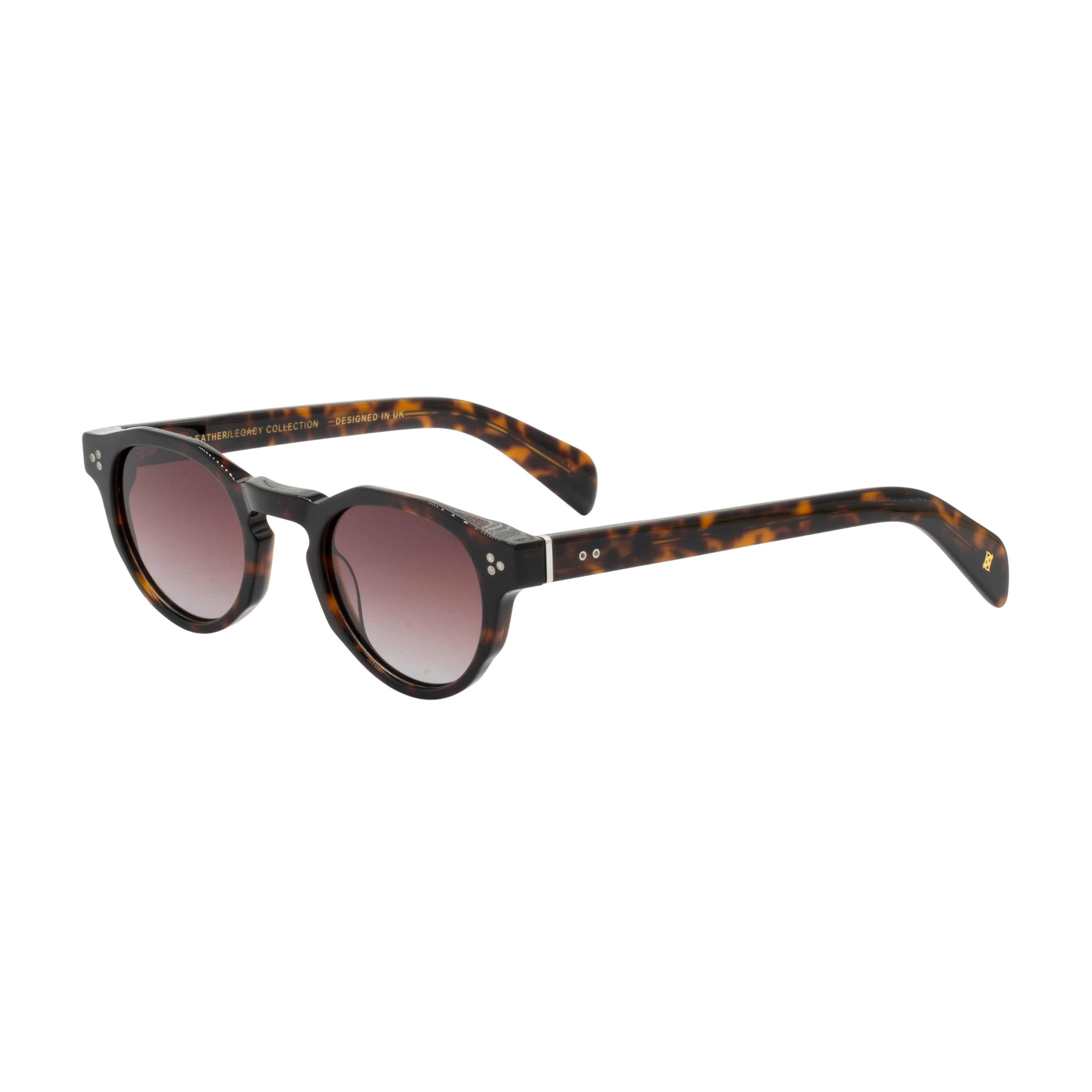 Ryder: Lunettes de soleil de luxe Havane