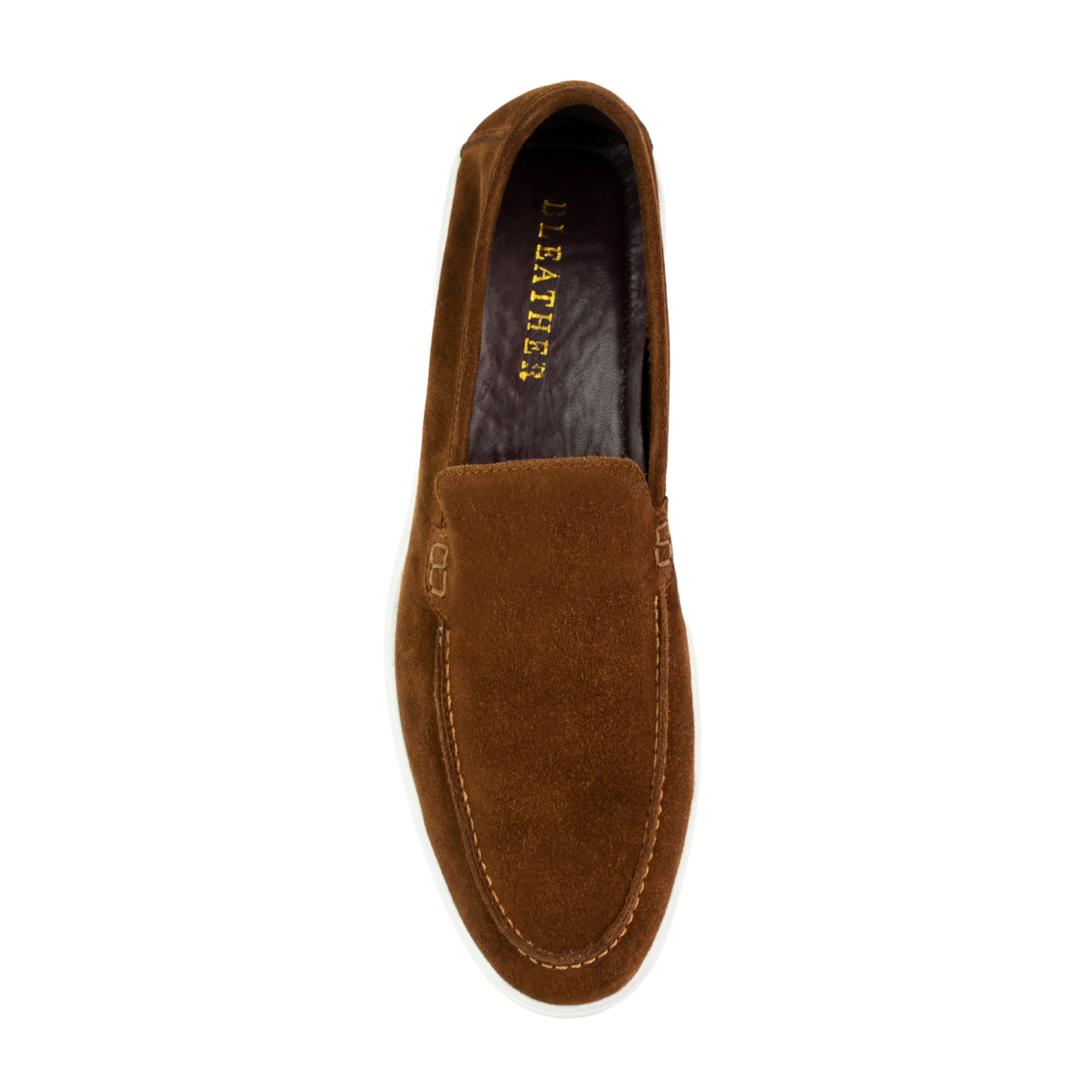Preston : Mocassin Homme - Daim Camel