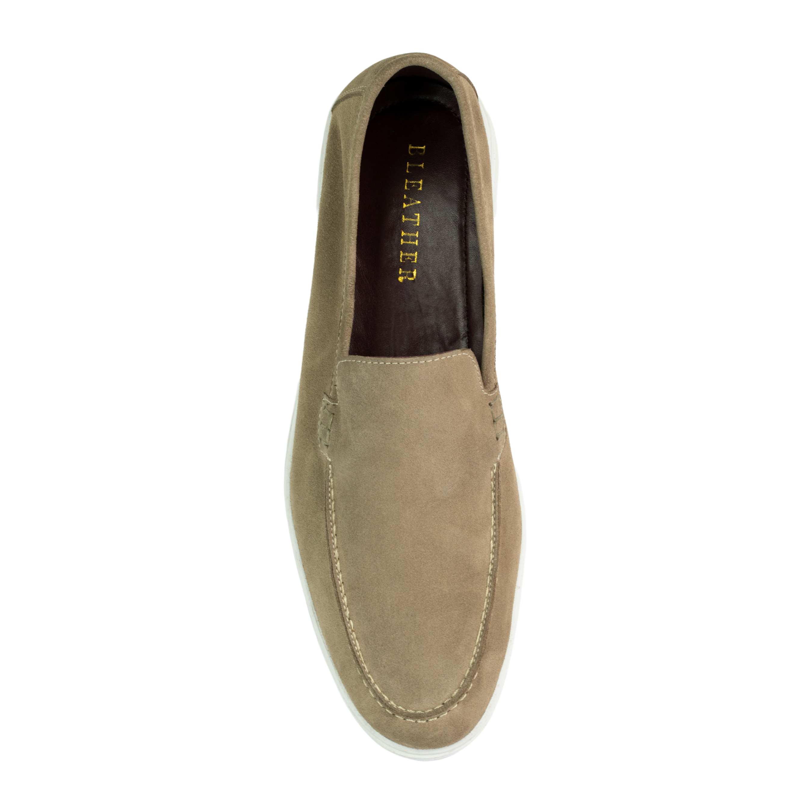 Preston: Mocassin Homme - Daim Beige