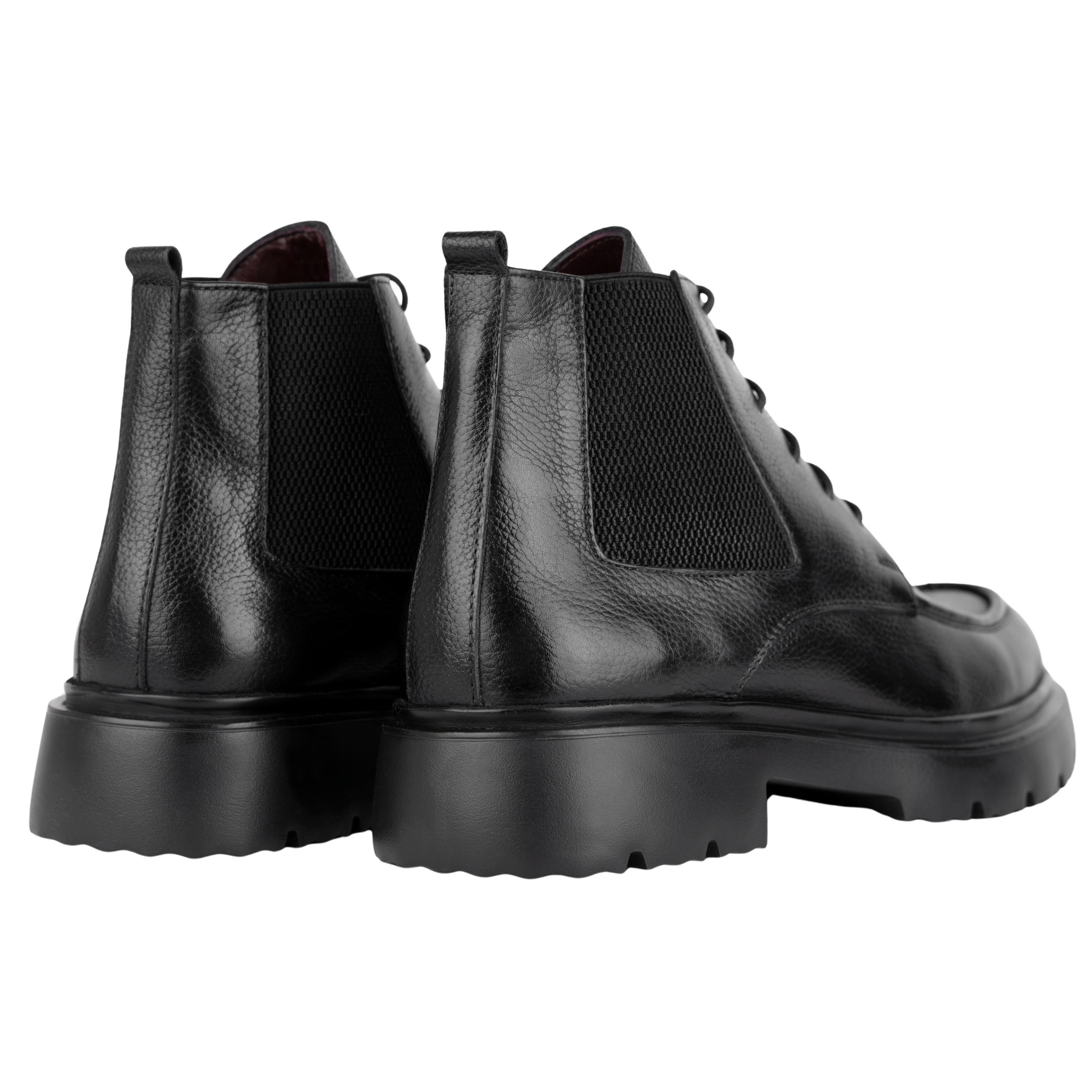 Owen: Bottes Homme - Cuir Noir
