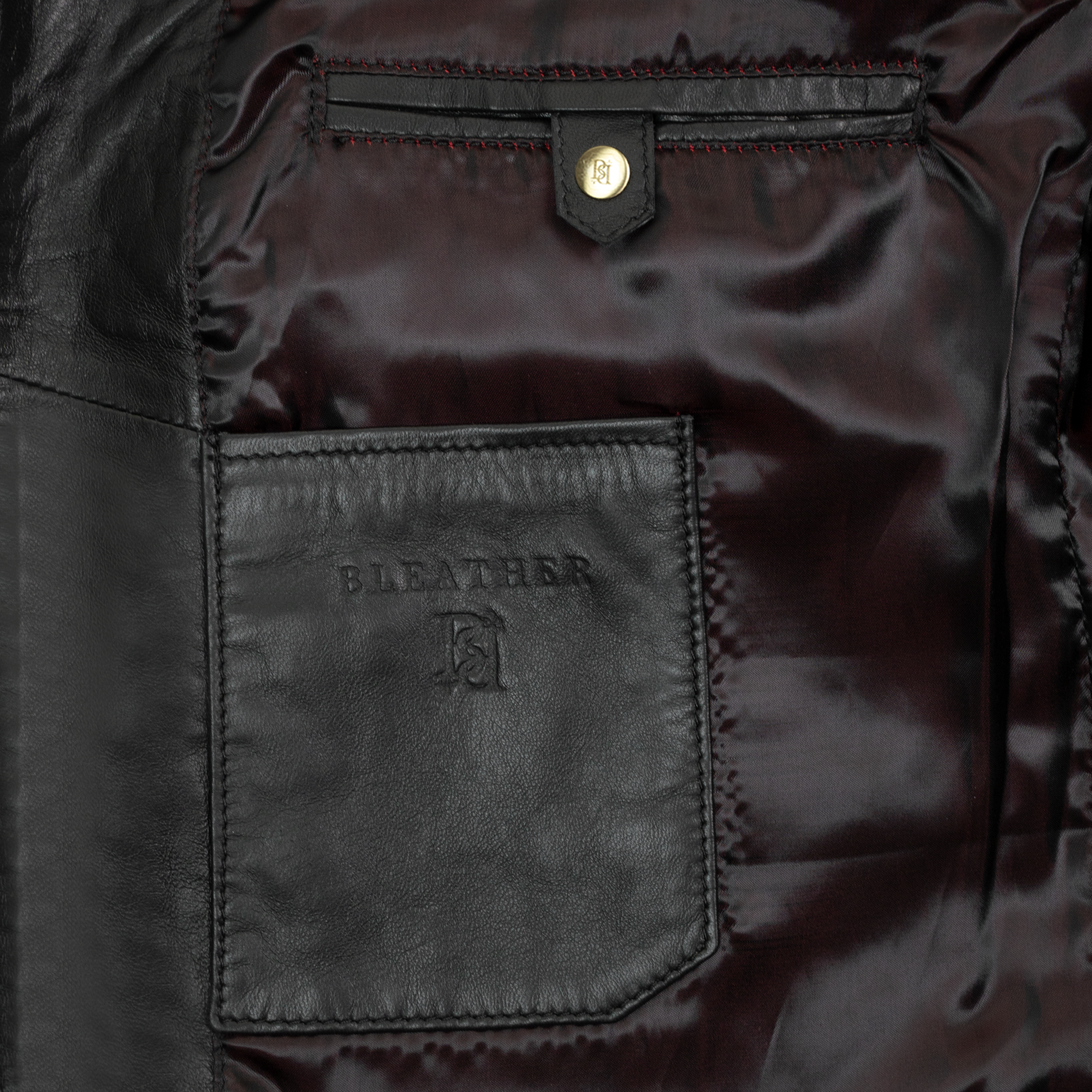 Brixton: Jacket Homme - Cuir Noir