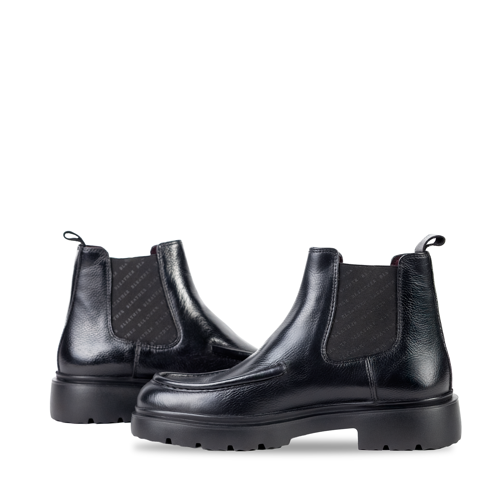 Spencer: Chelsea Boots Homme - Cuir Noir