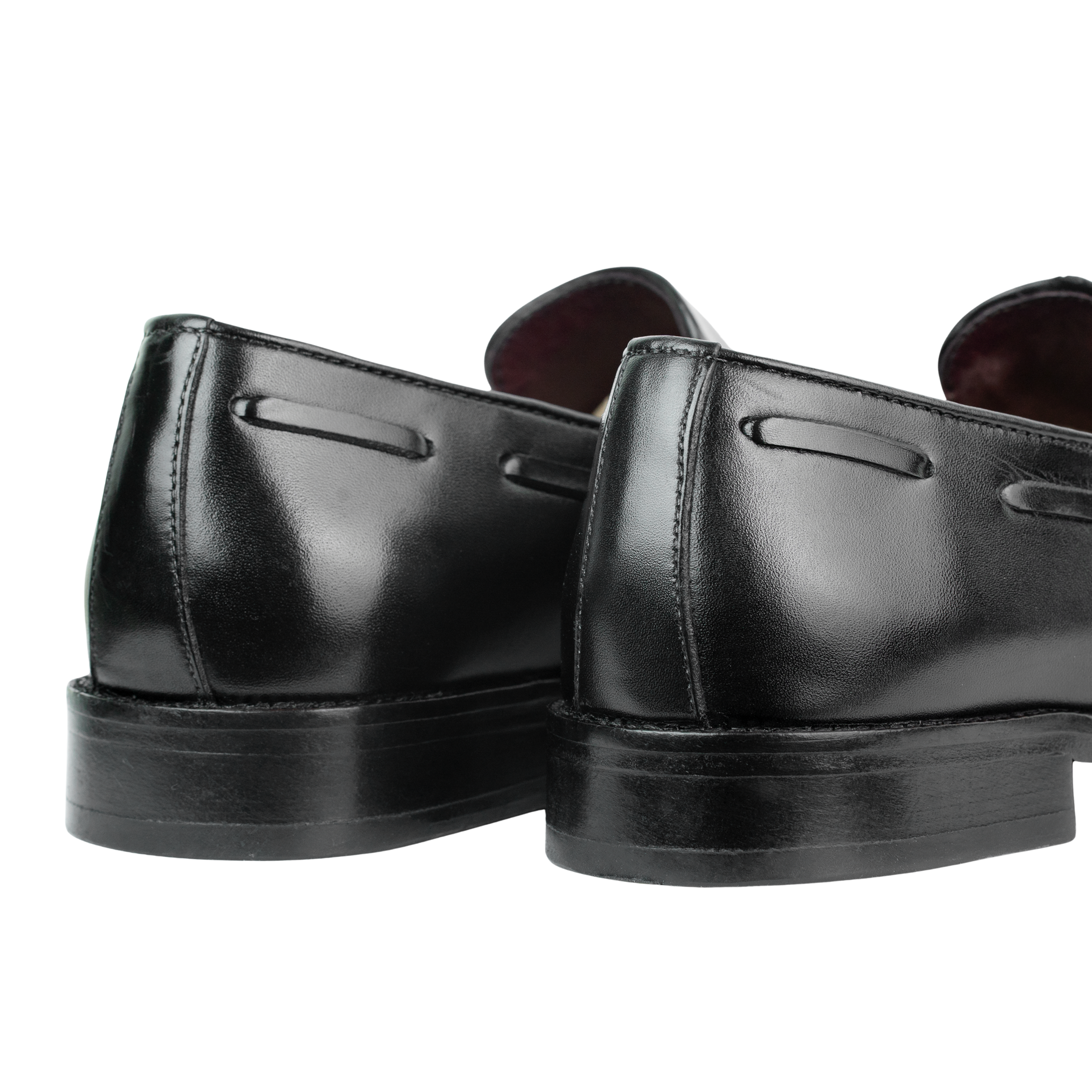Reign: Mocassin Homme - Cuir Noir