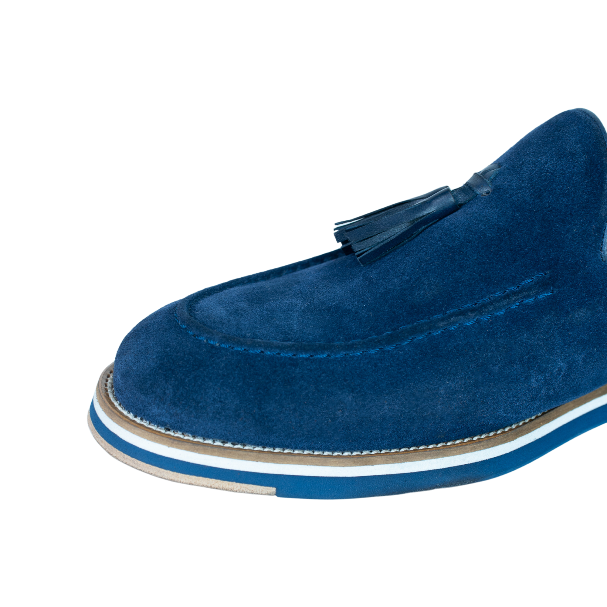 Harris: Mocassin Homme - Daim Bleu