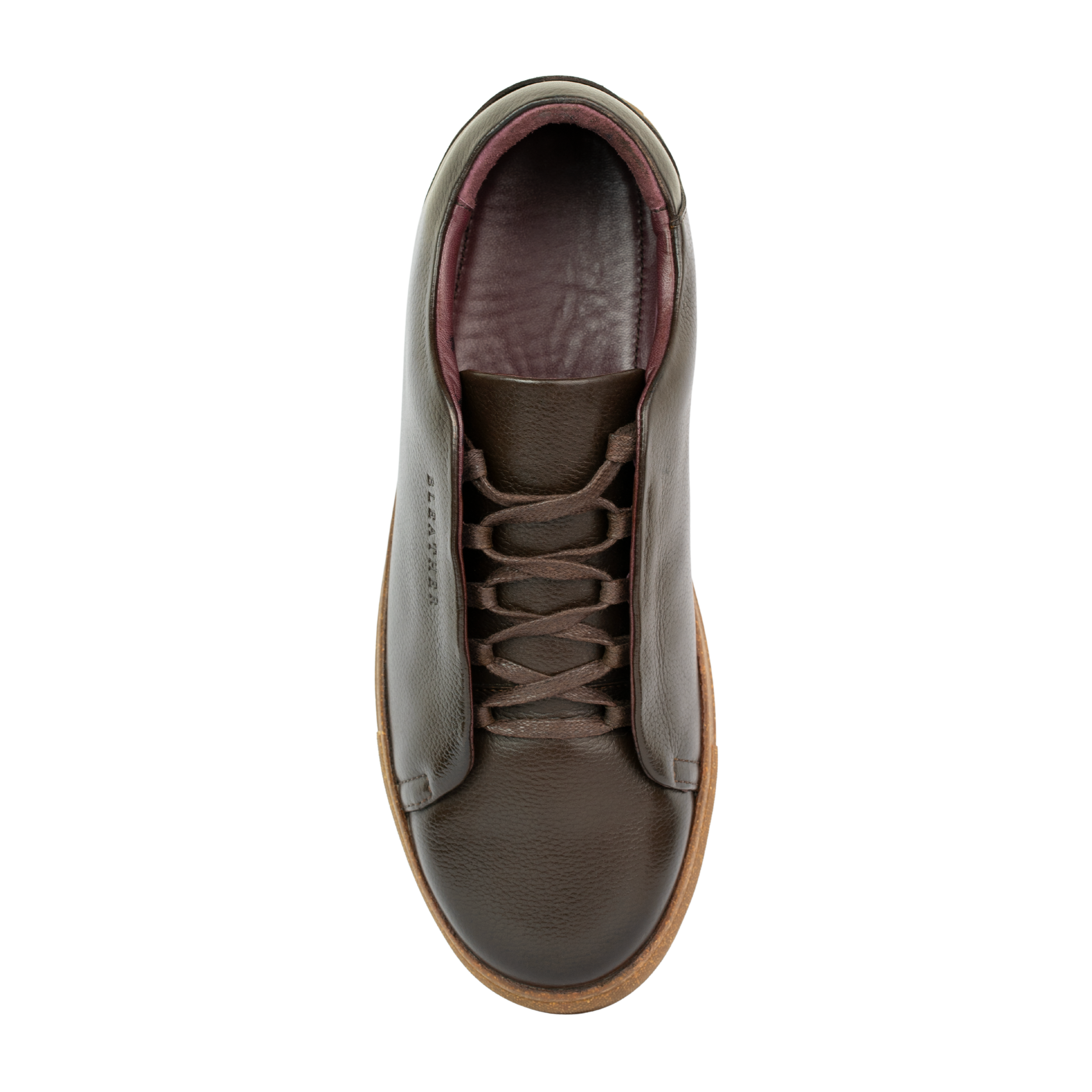Albert : Sneakers Homme - Cuir Marron