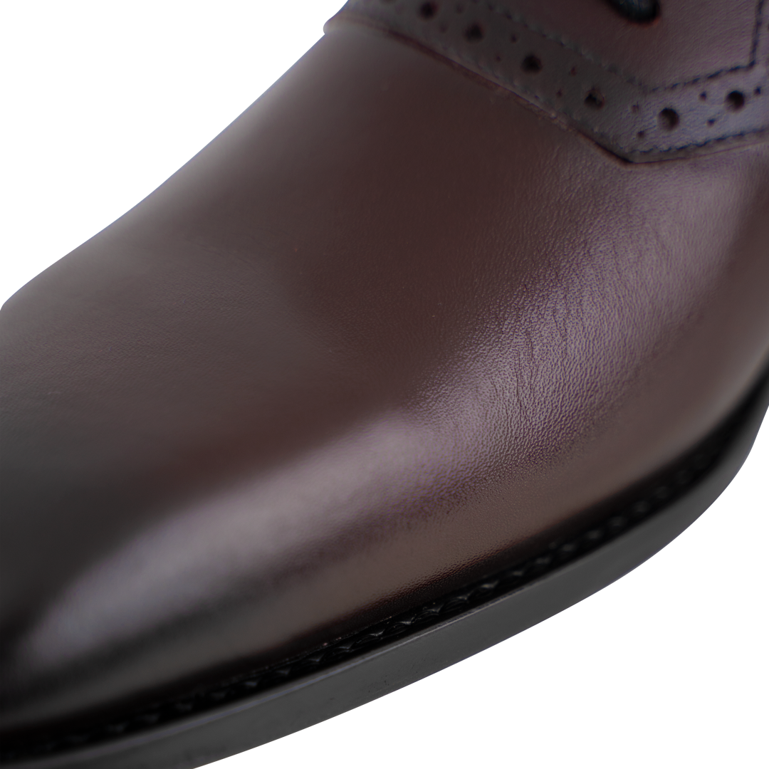 Branson: Richelieu Homme - Cuir Bordeaux