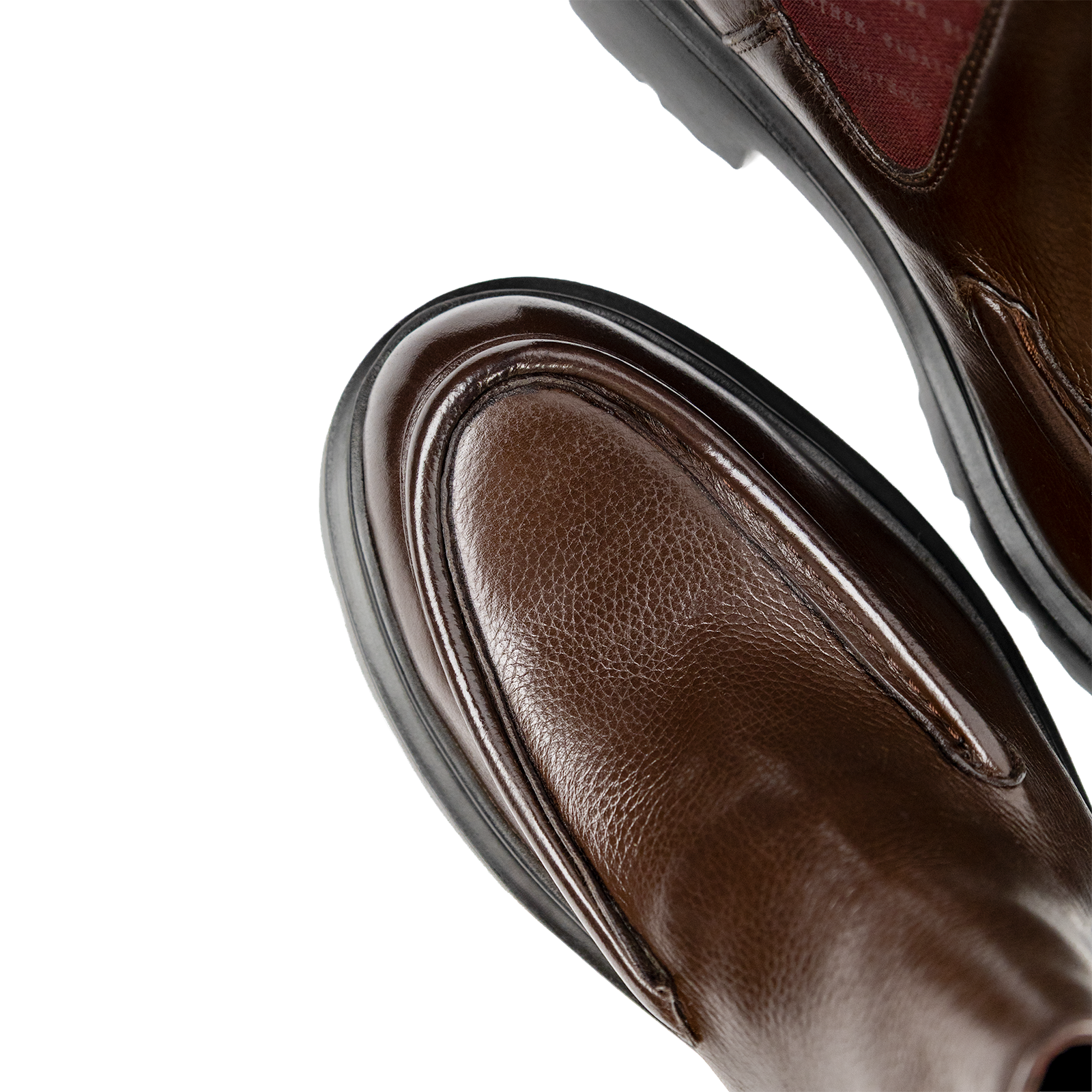 Spencer: Chelsea Boots Homme - Cuir Marron