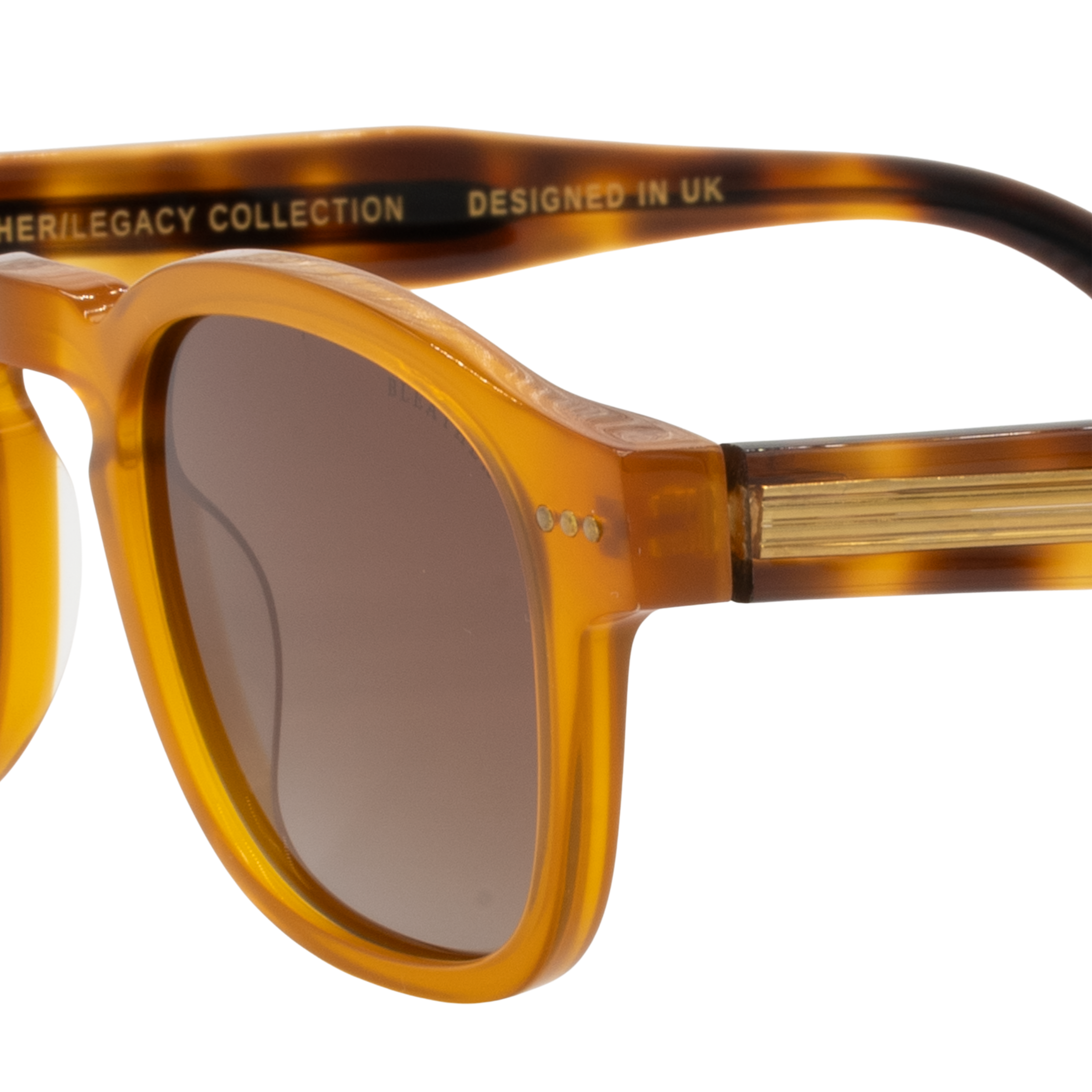 Beau: Lunettes de soleil de luxe Marron