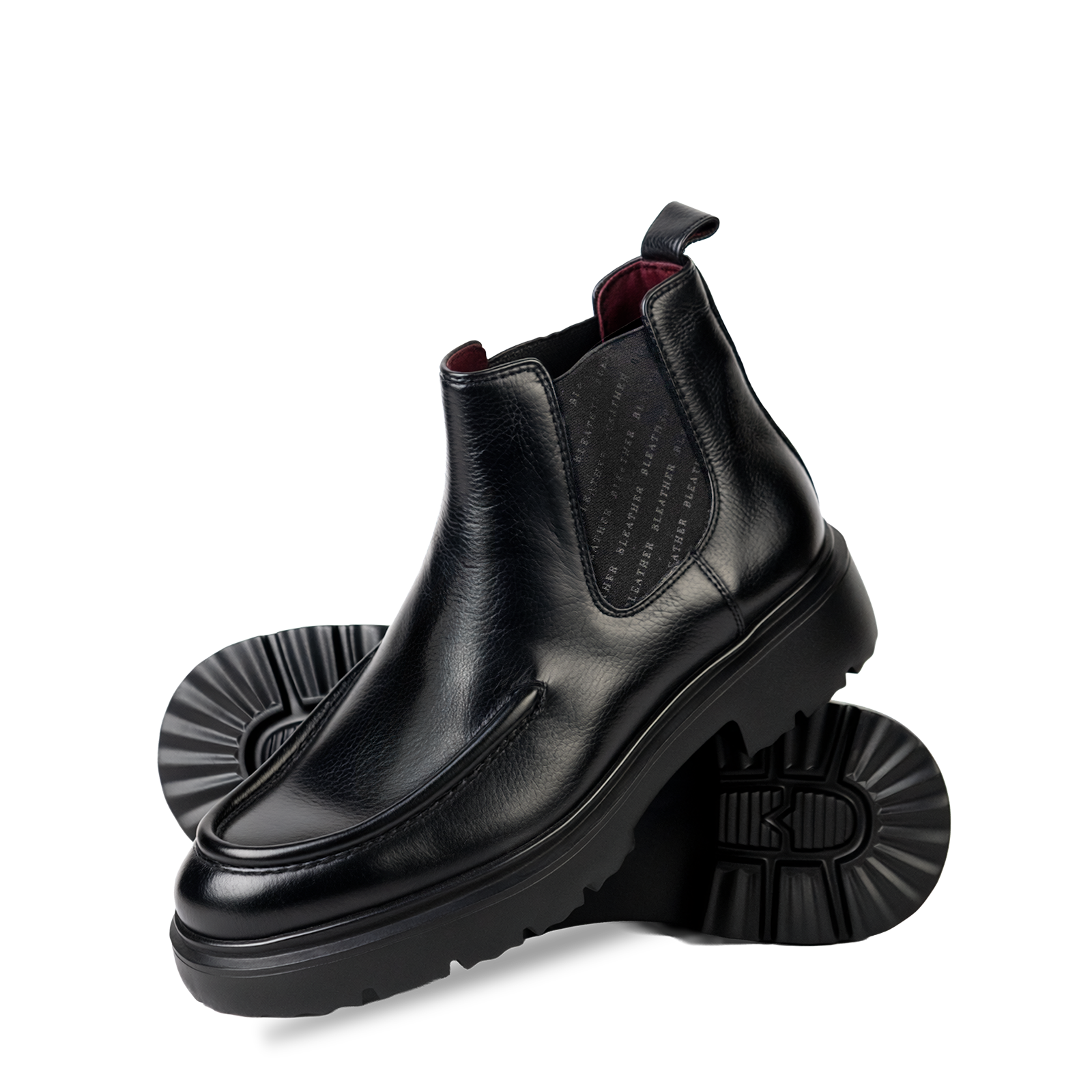 Spencer: Chelsea Boots Homme - Cuir Noir