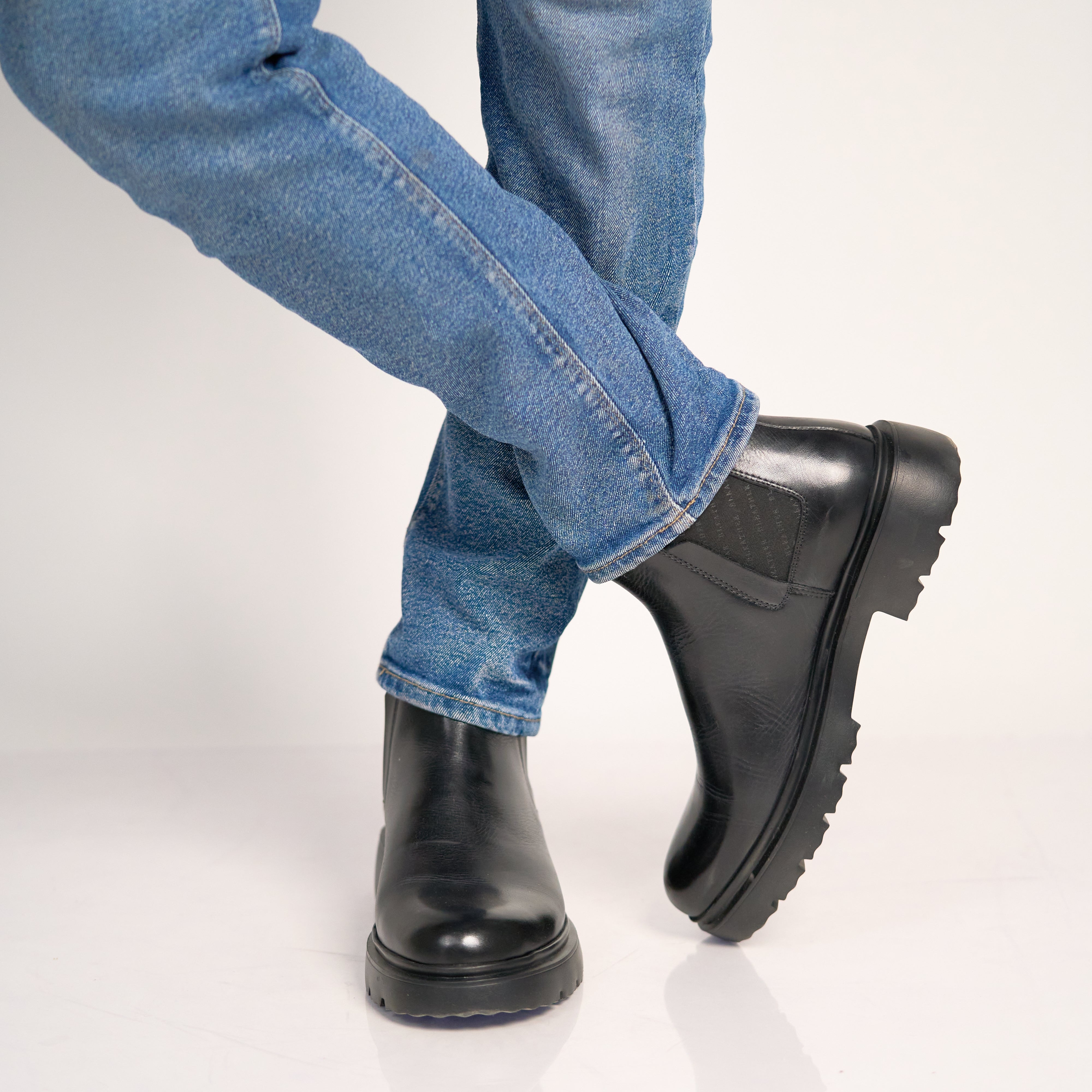 Dean: Chelsea Boots Homme - Cuir Noir