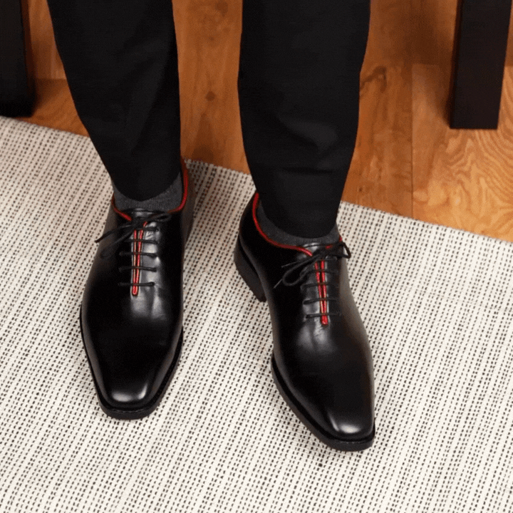 Wesley: Richelieu Homme - Cuir N' Wine