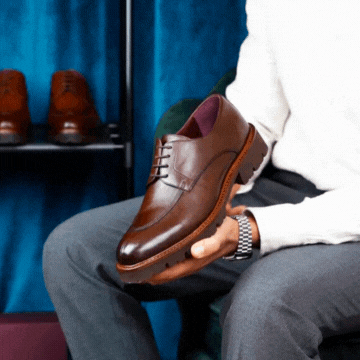 Bentley: Richelieu Homme - Cuir Marron