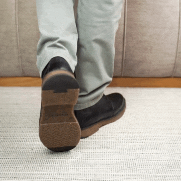 Brooking: Demi Bottes Homme - Cuir Noir