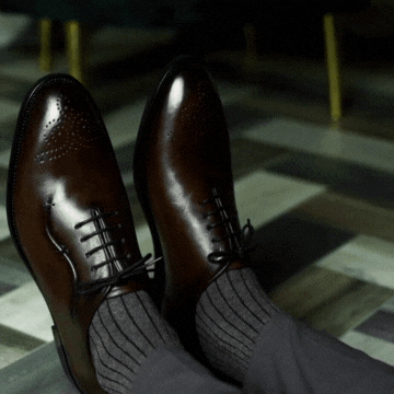 Pharrel: Richelieu Homme - Cuir Marron