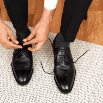 Carter: Derby Homme - Cuir Noir