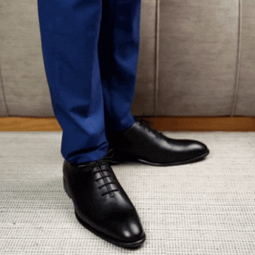 Landon: Richelieu Homme - Cuir Noir