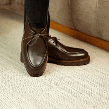 Noble: Chaussure homme - Cuir Marron