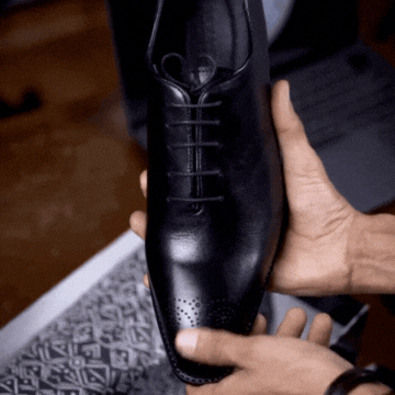 Lanner: Richelieu Homme - Cuir Noir
