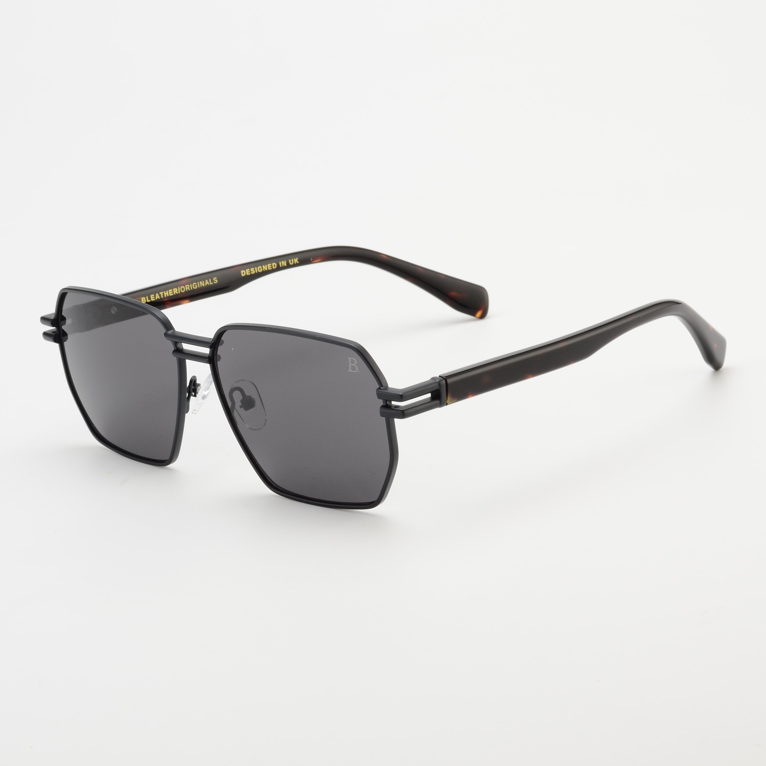 BL-001-HRP: Lunettes de soleil de luxe Noir