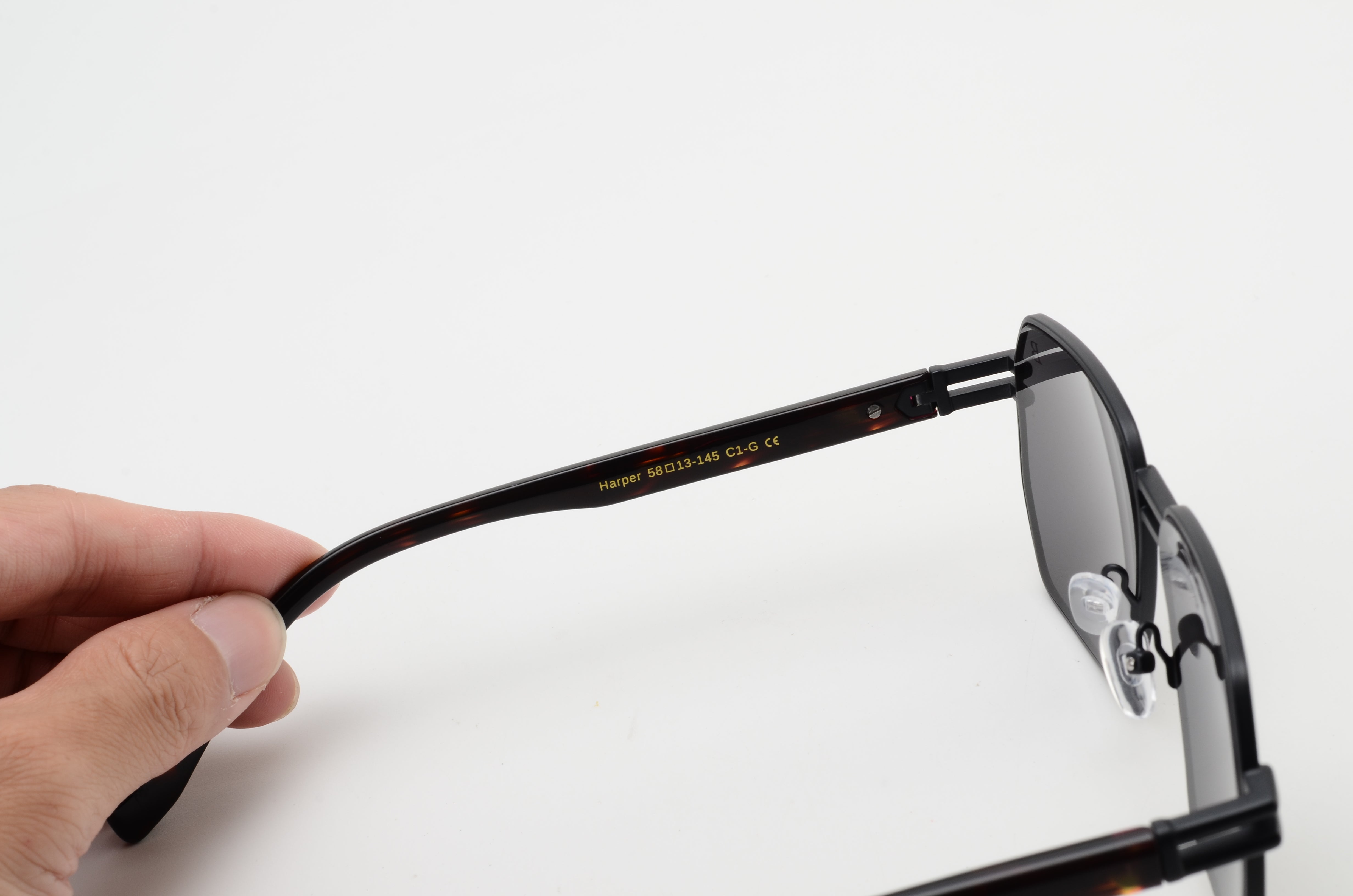 BL-001-HRP: Lunettes de soleil de luxe Noir