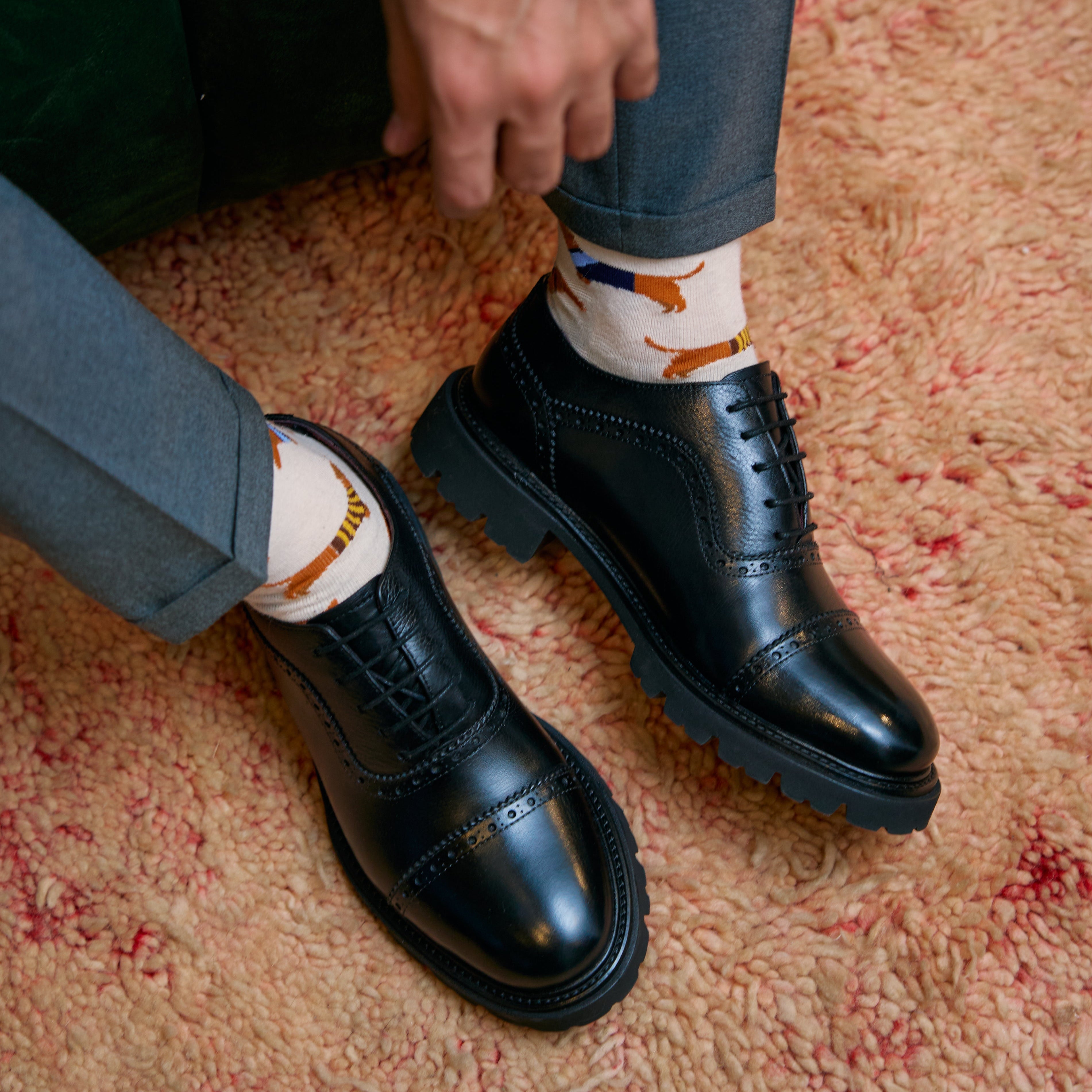 Carlton: Derby Homme - Cuir Noir