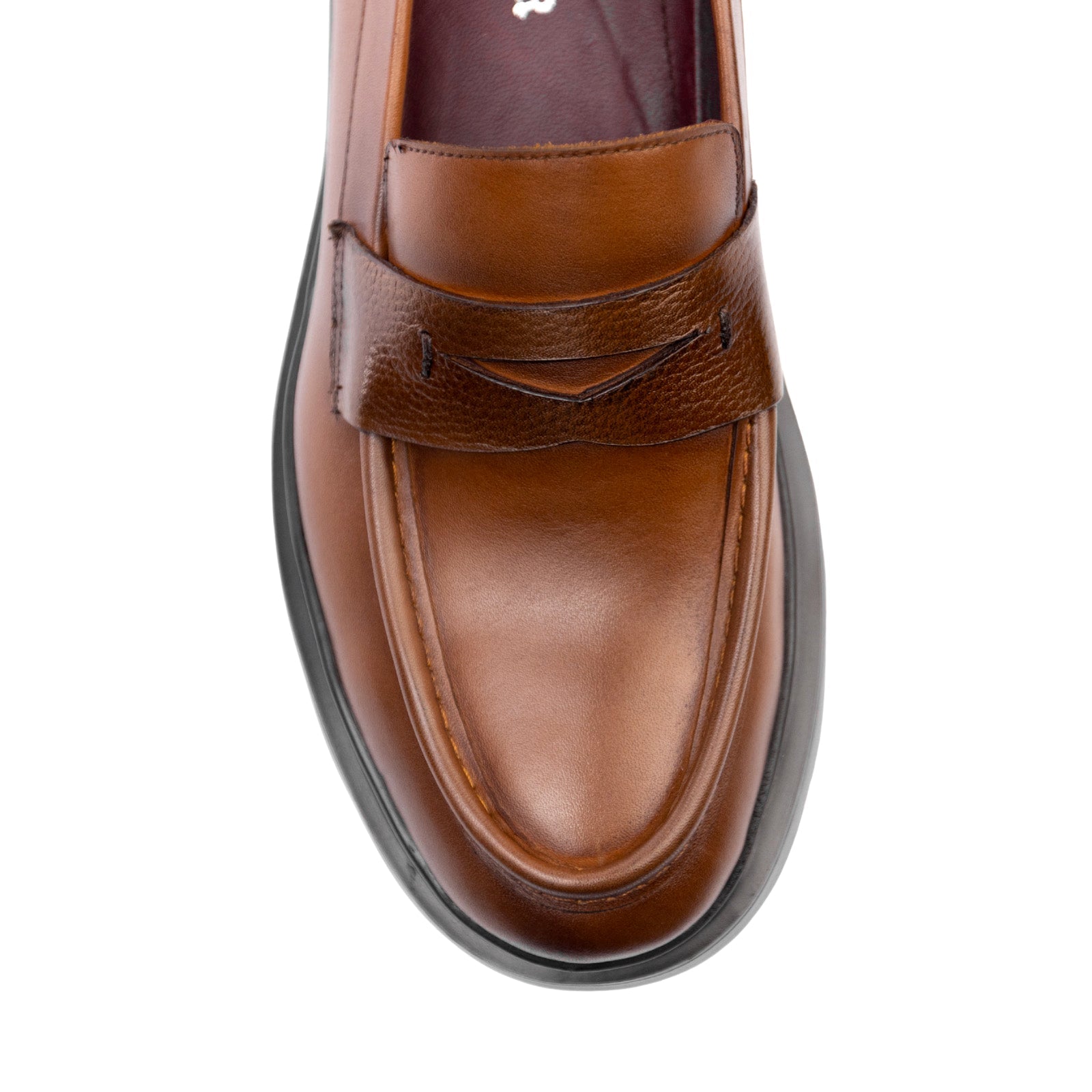 Elliot: Mocassin Homme - Cuir Cognac