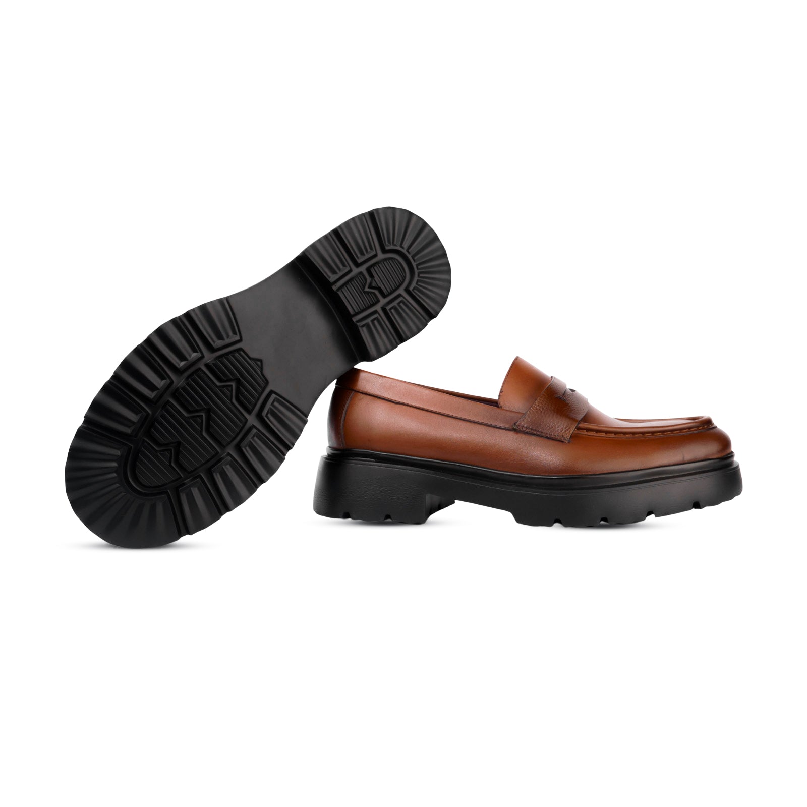 Elliot: Mocassin Homme - Cuir Cognac