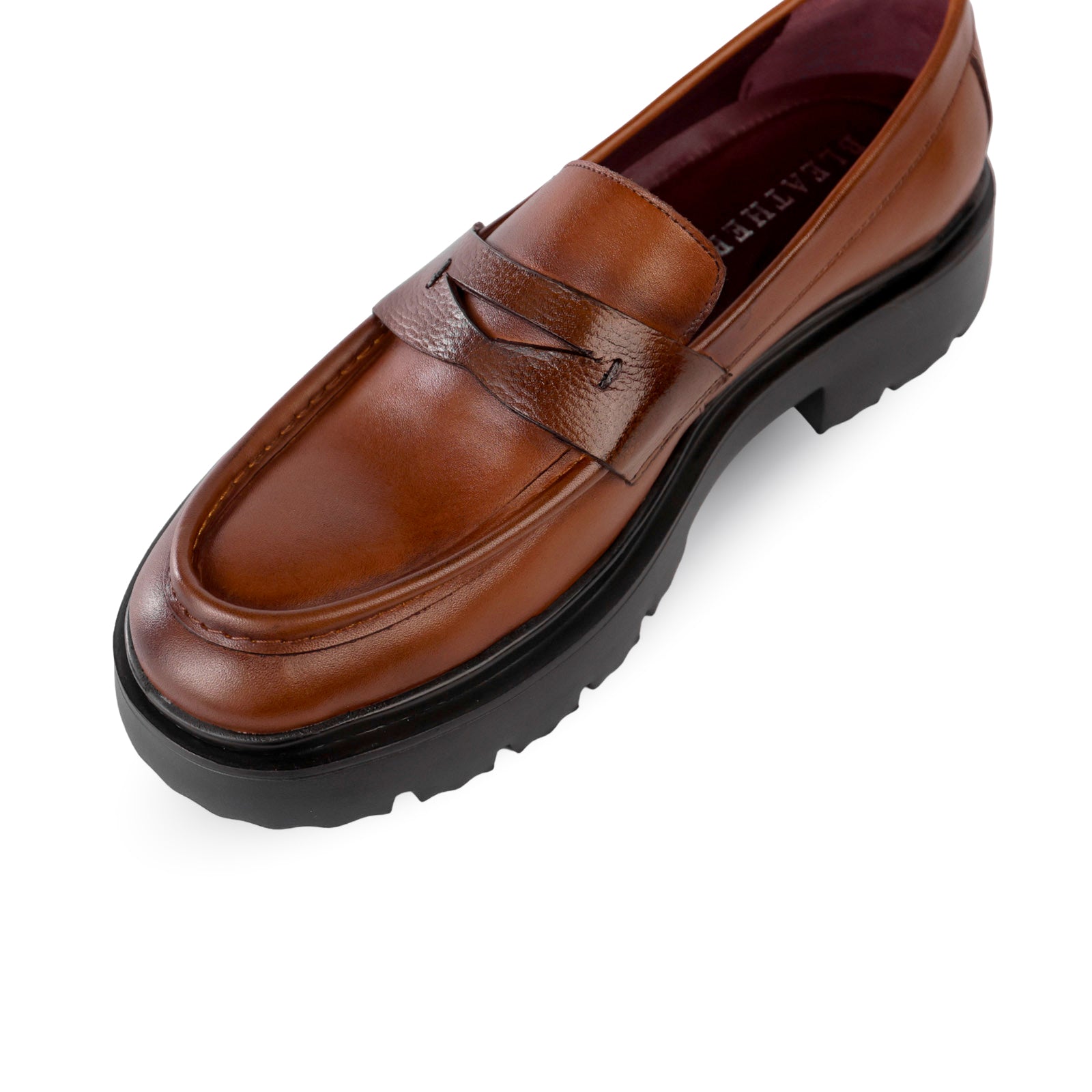 Elliot: Mocassin Homme - Cuir Cognac
