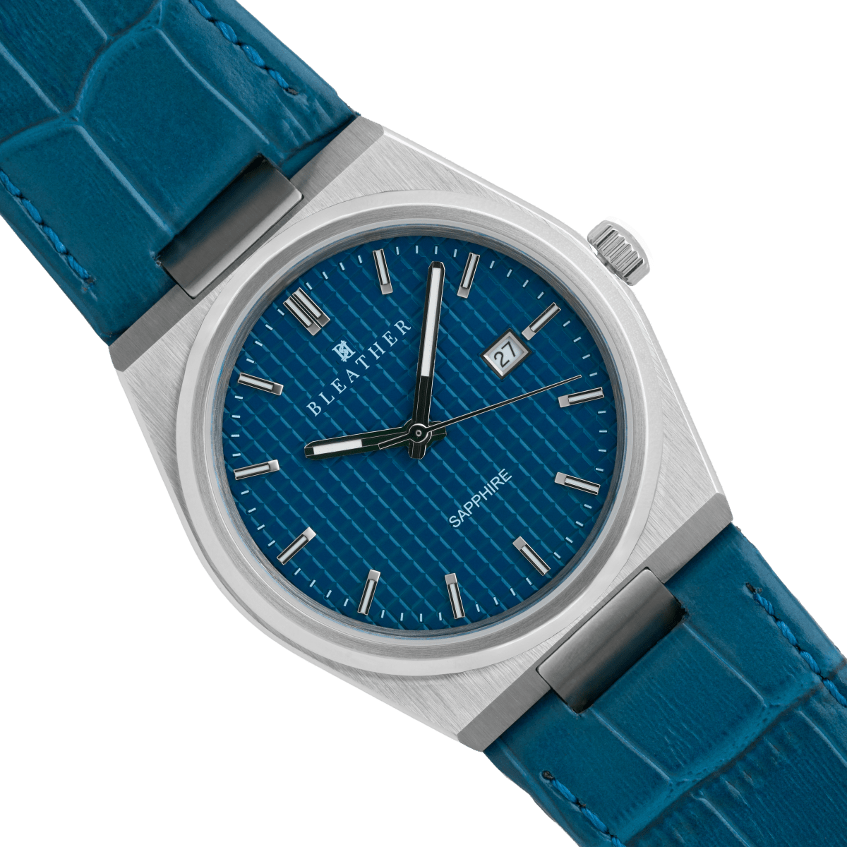 Axis: Montre Quartz Homme – Cuir Bleu - Bleather Maroc
